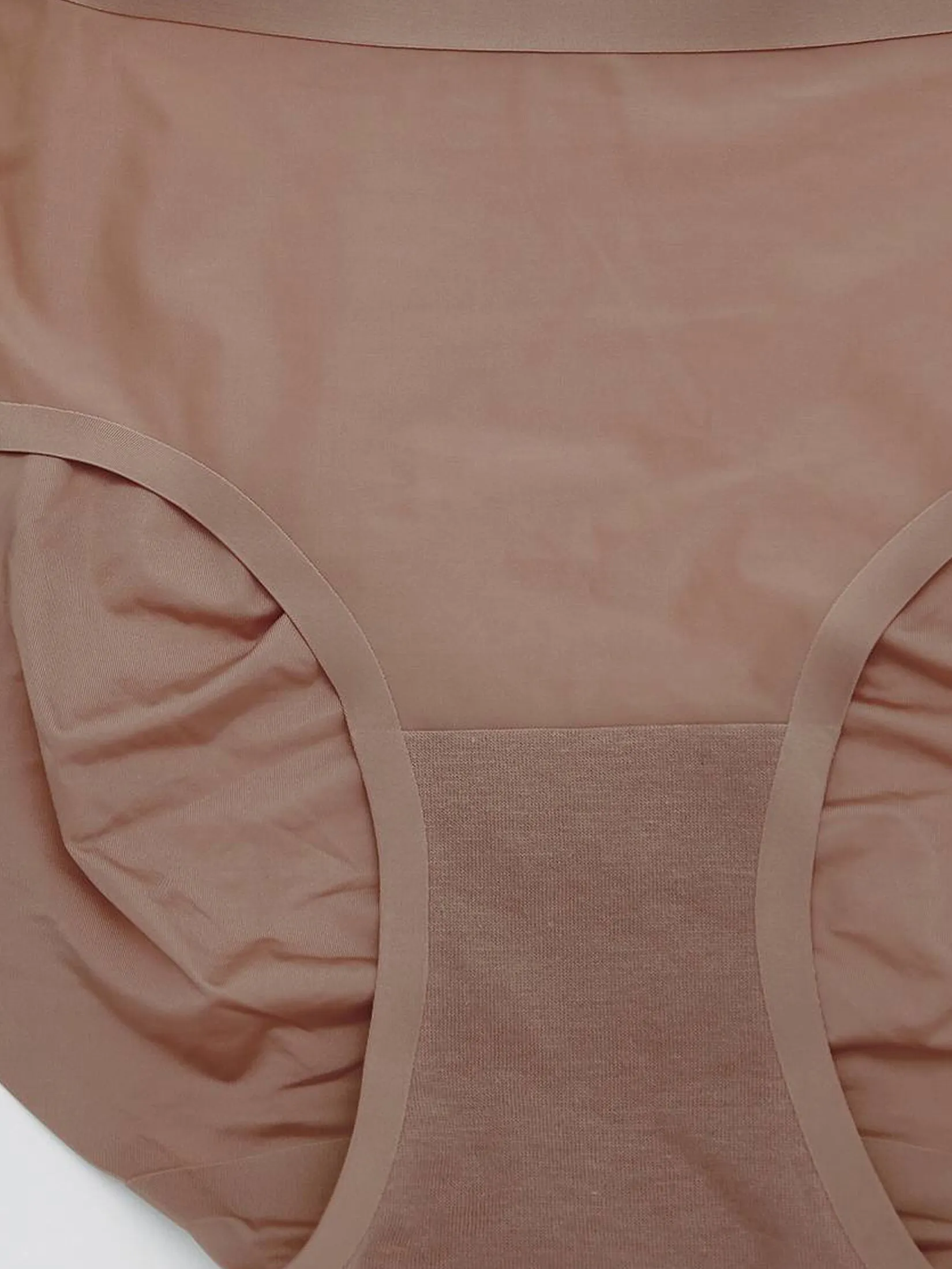 SABINA Panty Mid Waisted Woman Seamless Fit - Tan