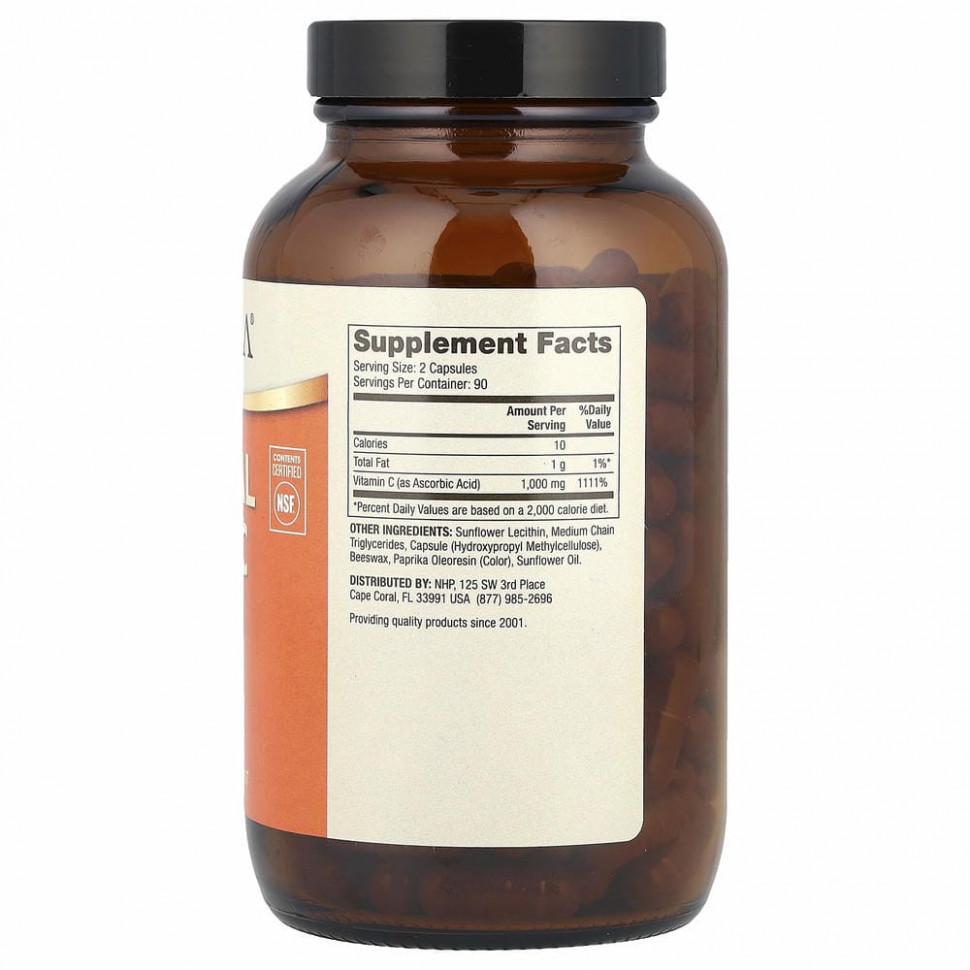 Dr. Mercola, Липосомальный витамин C, 500 мг, 180 капсул