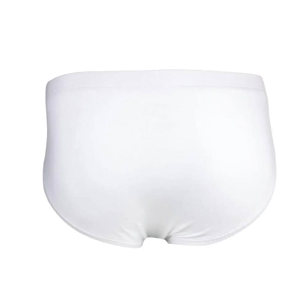 J.PRESS Men's White Brief Underwear no.2200W (PACK3)
