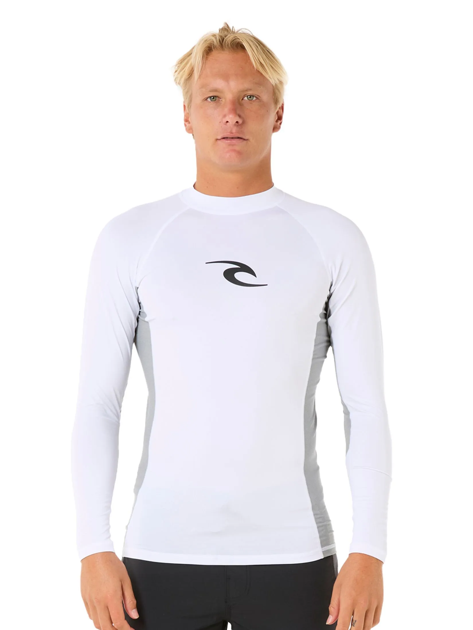 RIP CURL Men Wetsuit Long Sleeves Waves UPF Perf L/S White