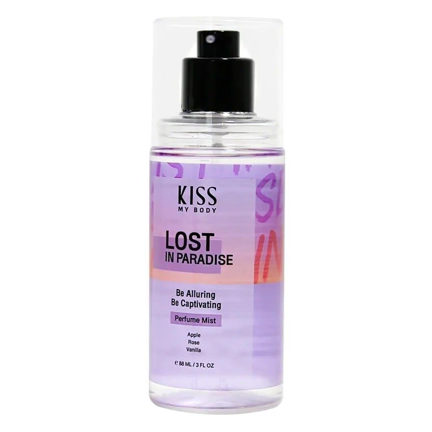 Kiss My Body Perfume Mist Lost In Paradise 88 Ml. สเปรย์น้ำหอม