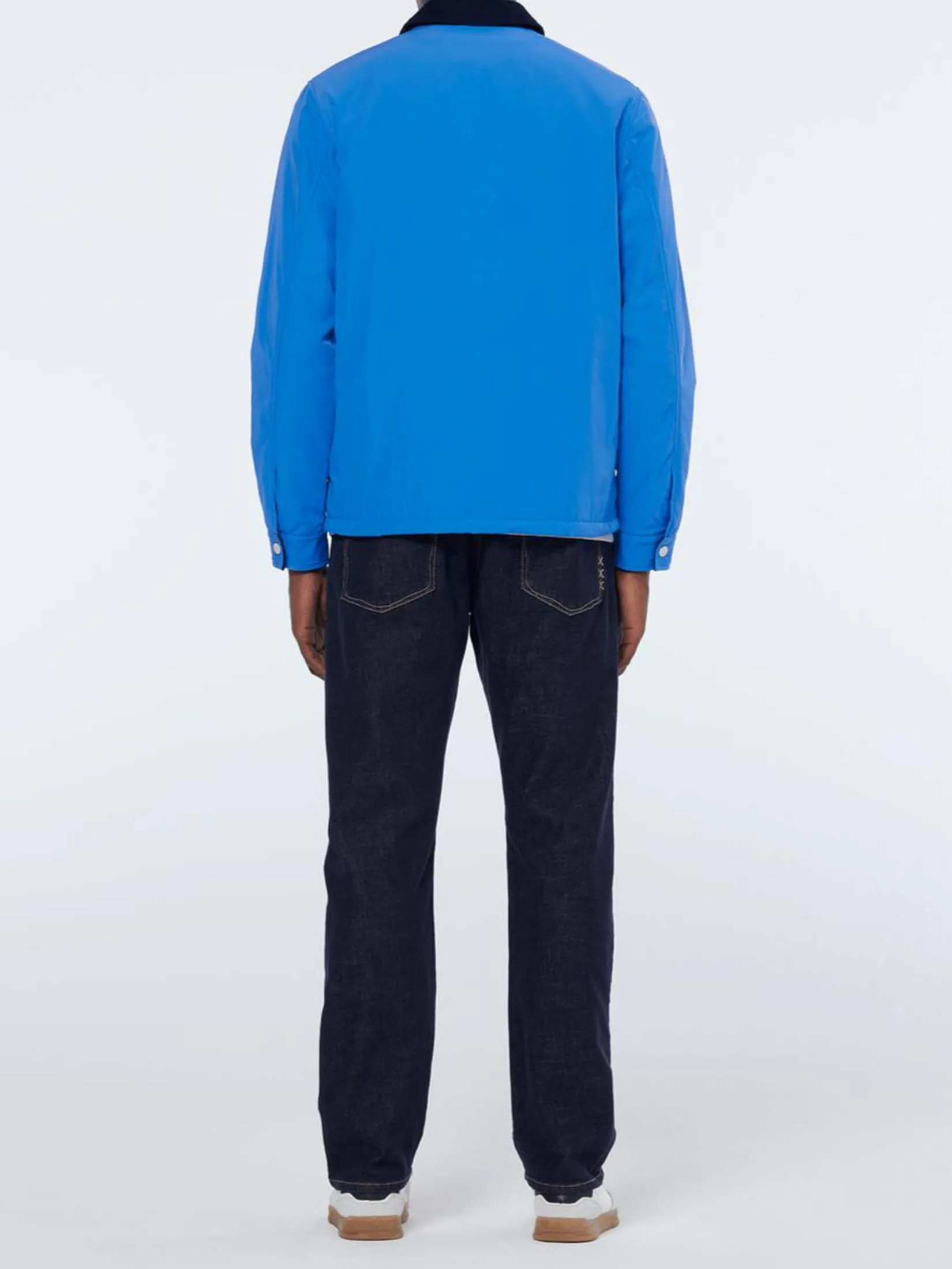 SCOTCH&SODA Men Jacket Satin Club League Blue