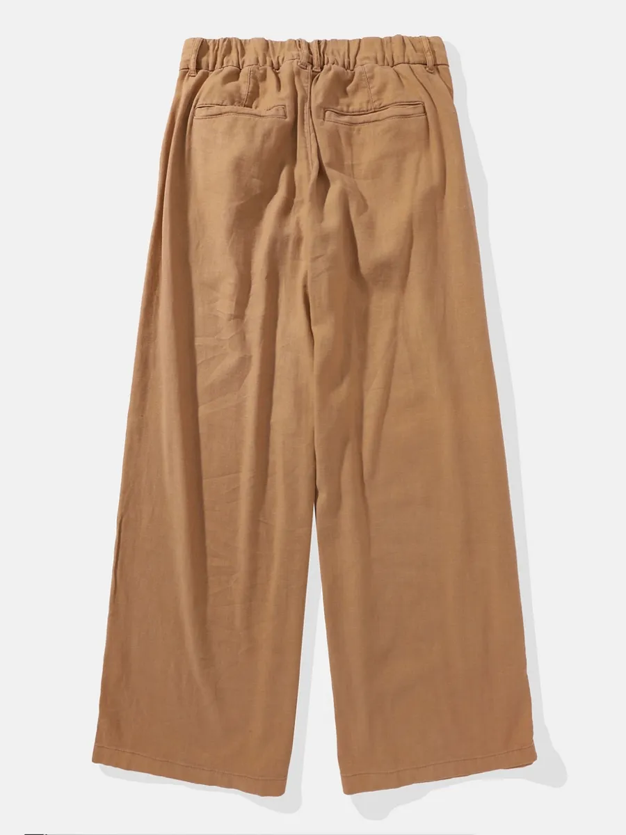 AMERICAN EAGLE WOMEN 5161 HR TROUSER 238 TOASTED ALMOND