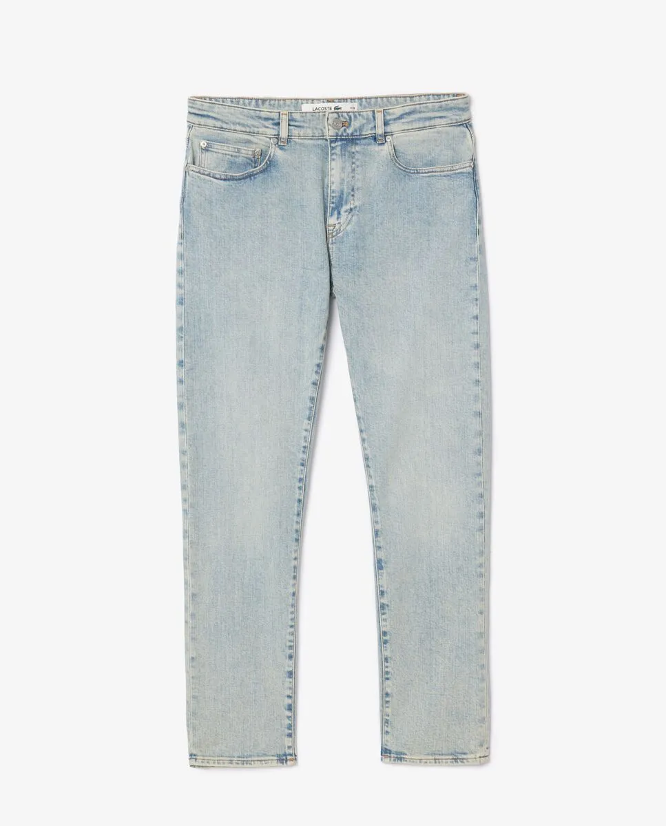 LACOSTE 5 Pocket Slim Fit Indigo Jeans Blue