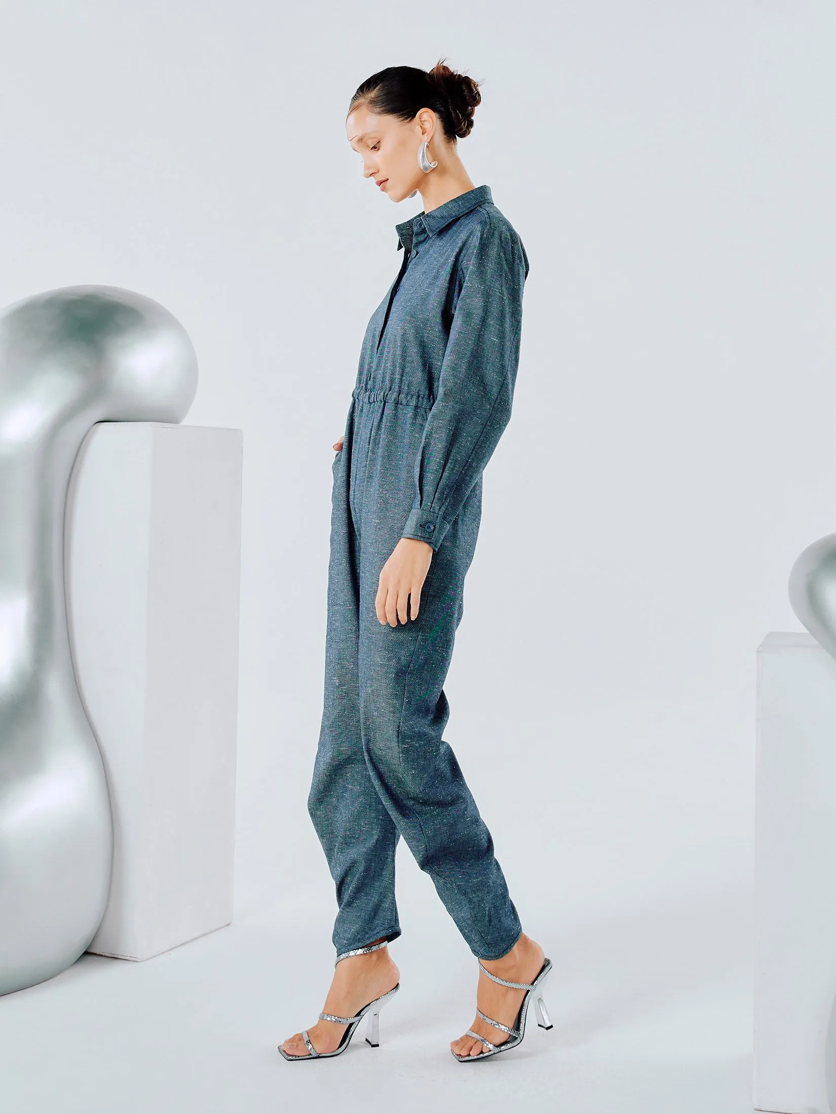 SHAKA Woman Jumpsuit The Melting Navy