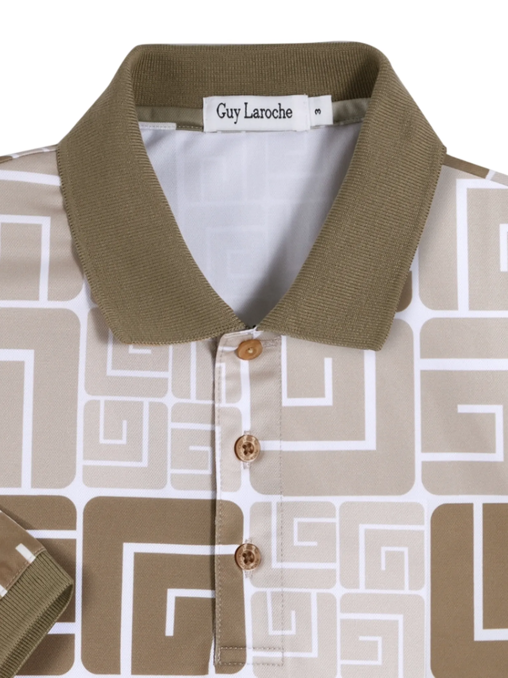 GUY LAROCHE MENWEAR Men s Polo Shirt BKL7303W5BE - Beige