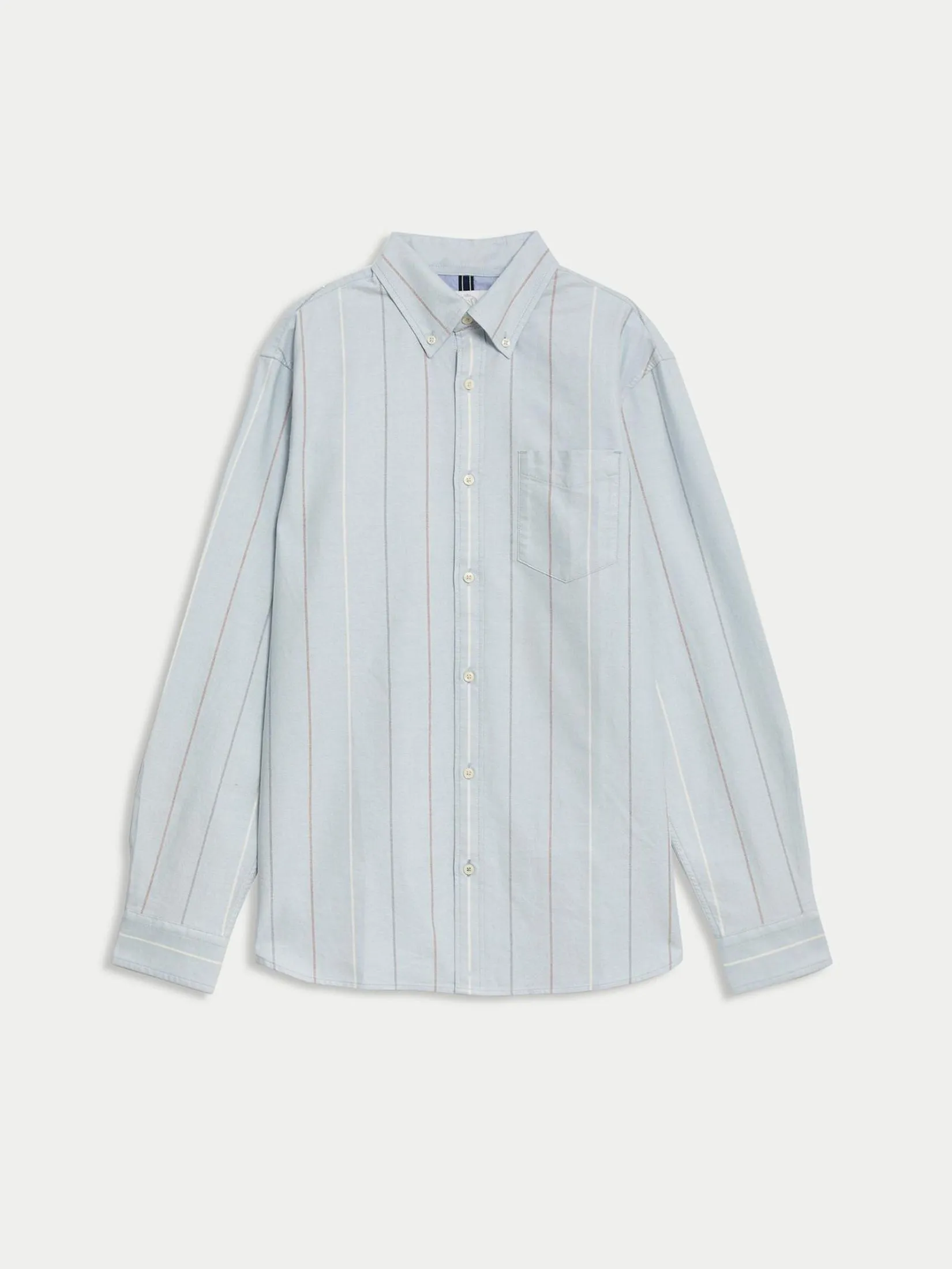 MARKS & SPENCER Men Shirt Pure Cotton Striped Oxford