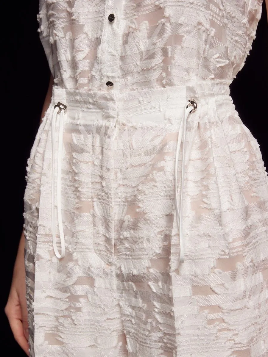 ASAVA ( SS24 ) Carina High-waisted Women Pants White