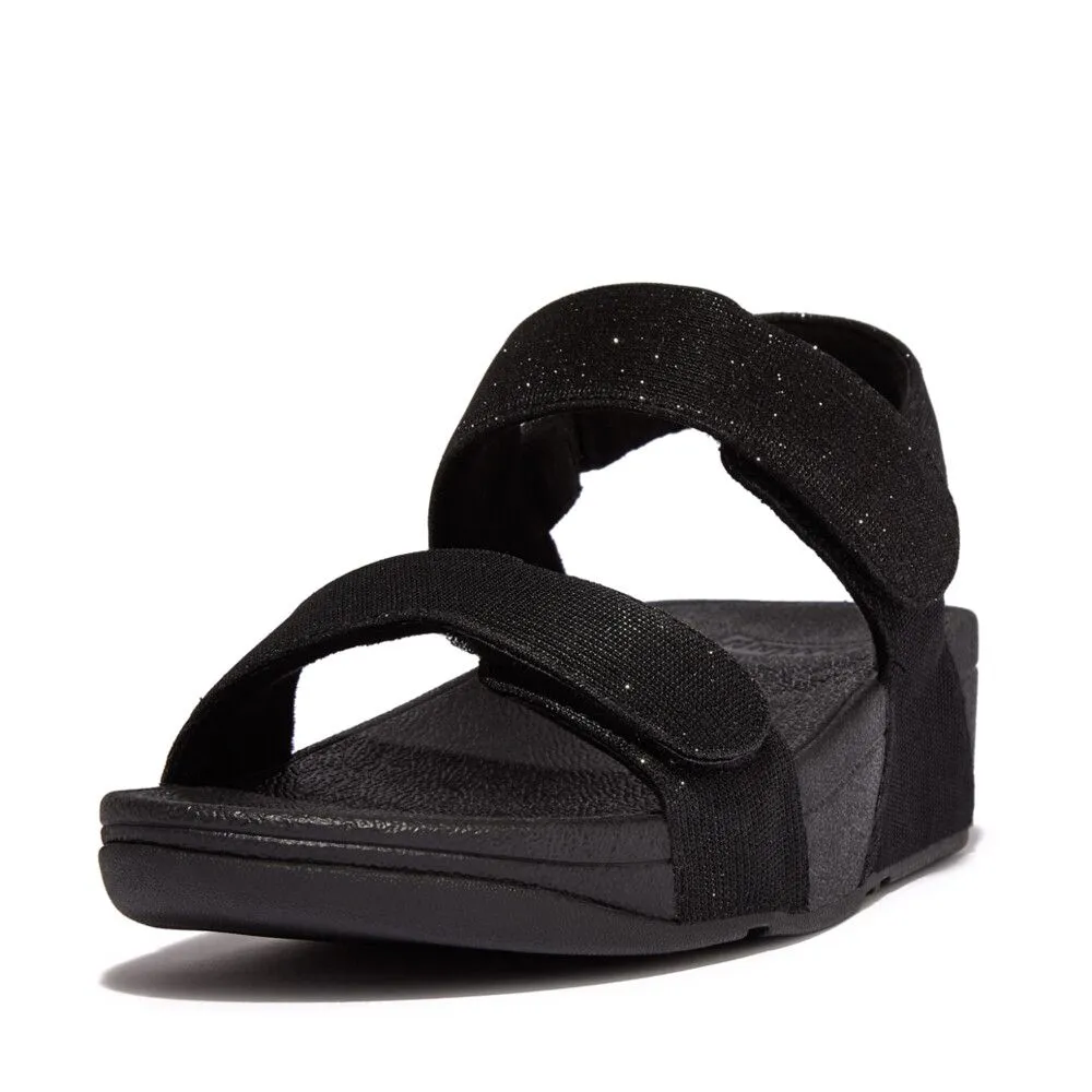 FitFlop™ Women's Lulu Shimmerlux Sandals Model GA2-090 Black