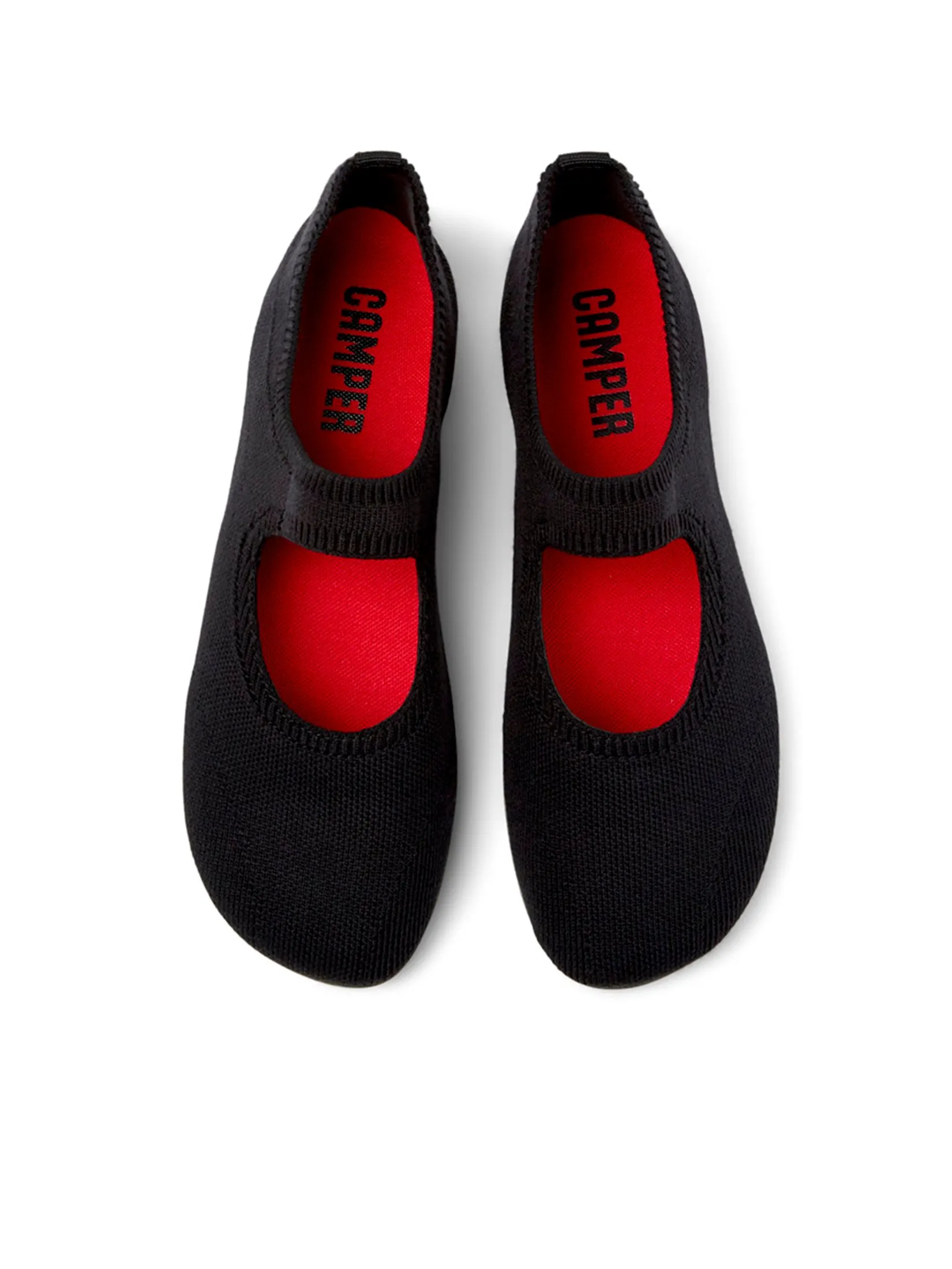 CAMPER Women Ballerina Shoes Right Nina Black