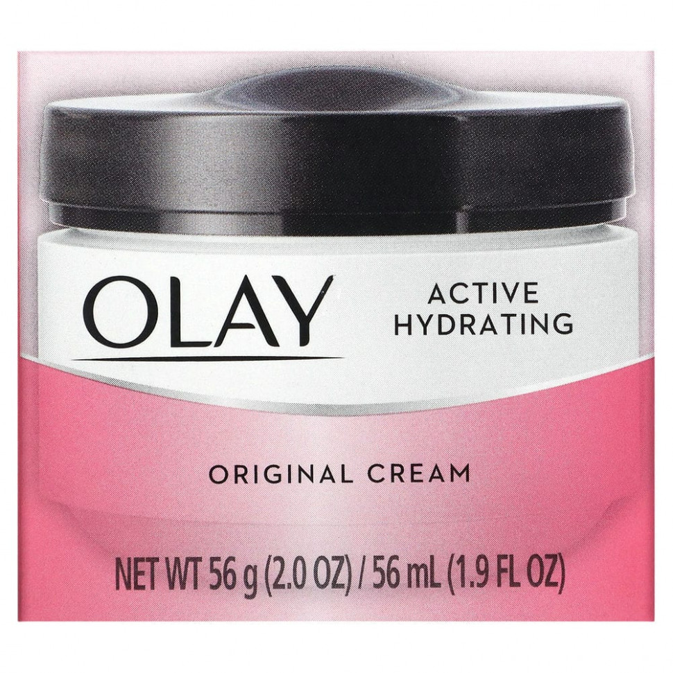 Olay, Active Hydrating, крем, оригинальный, 56 мл (2 жидк. унции)