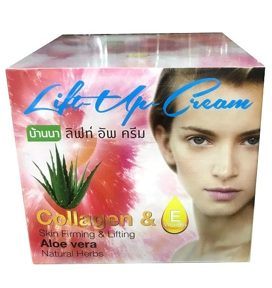 Крем для лица с коллагеном и алоэ вера Lift up Banna 80 мл