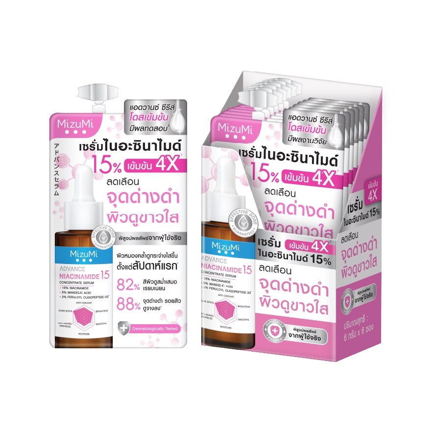 MizuMi Advance Niacinamide 15 Concentrate Serum 6 g.