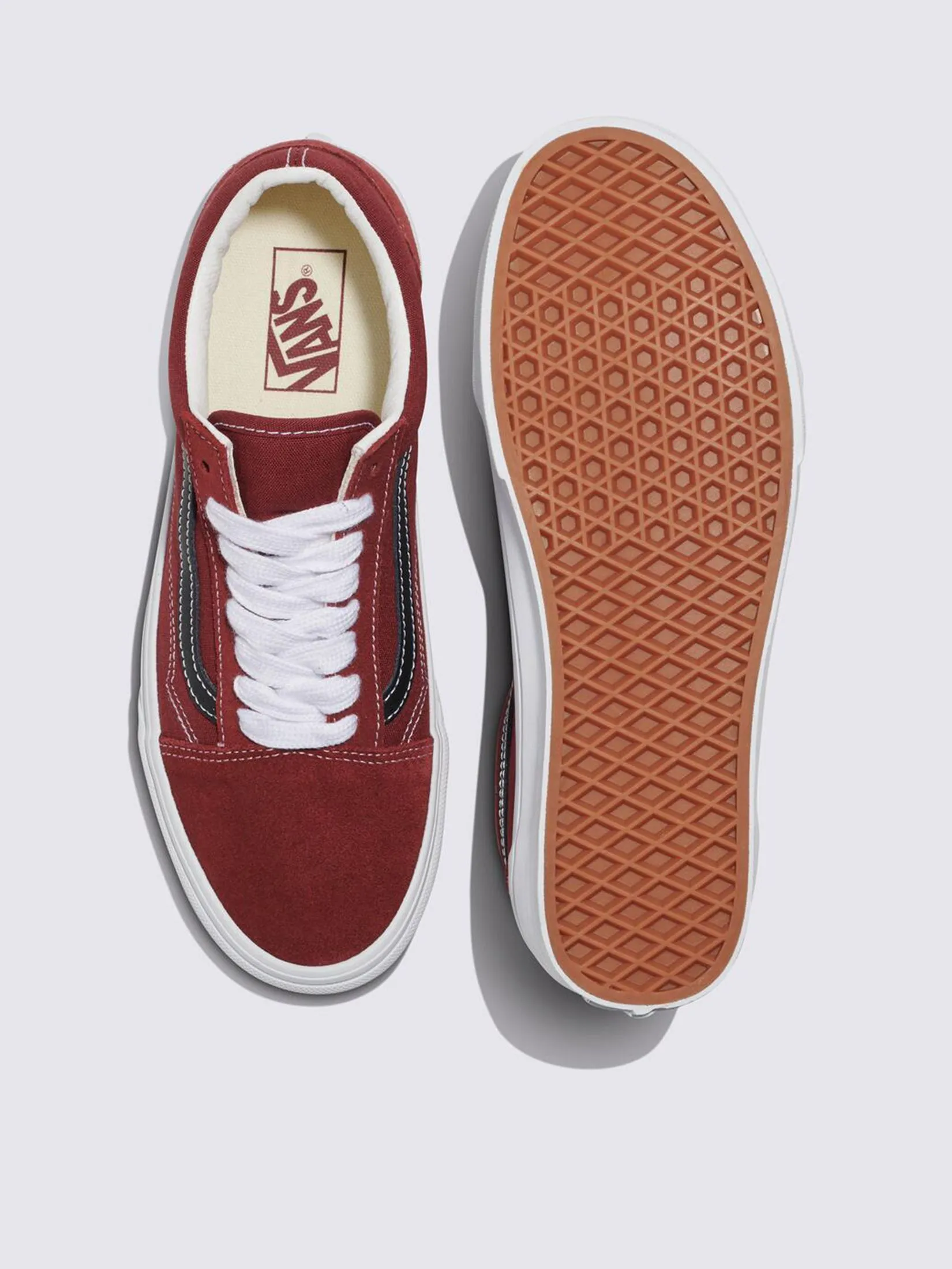 VANS Unisex Sneakers Old Skool Oversized Lace / Madder Brown