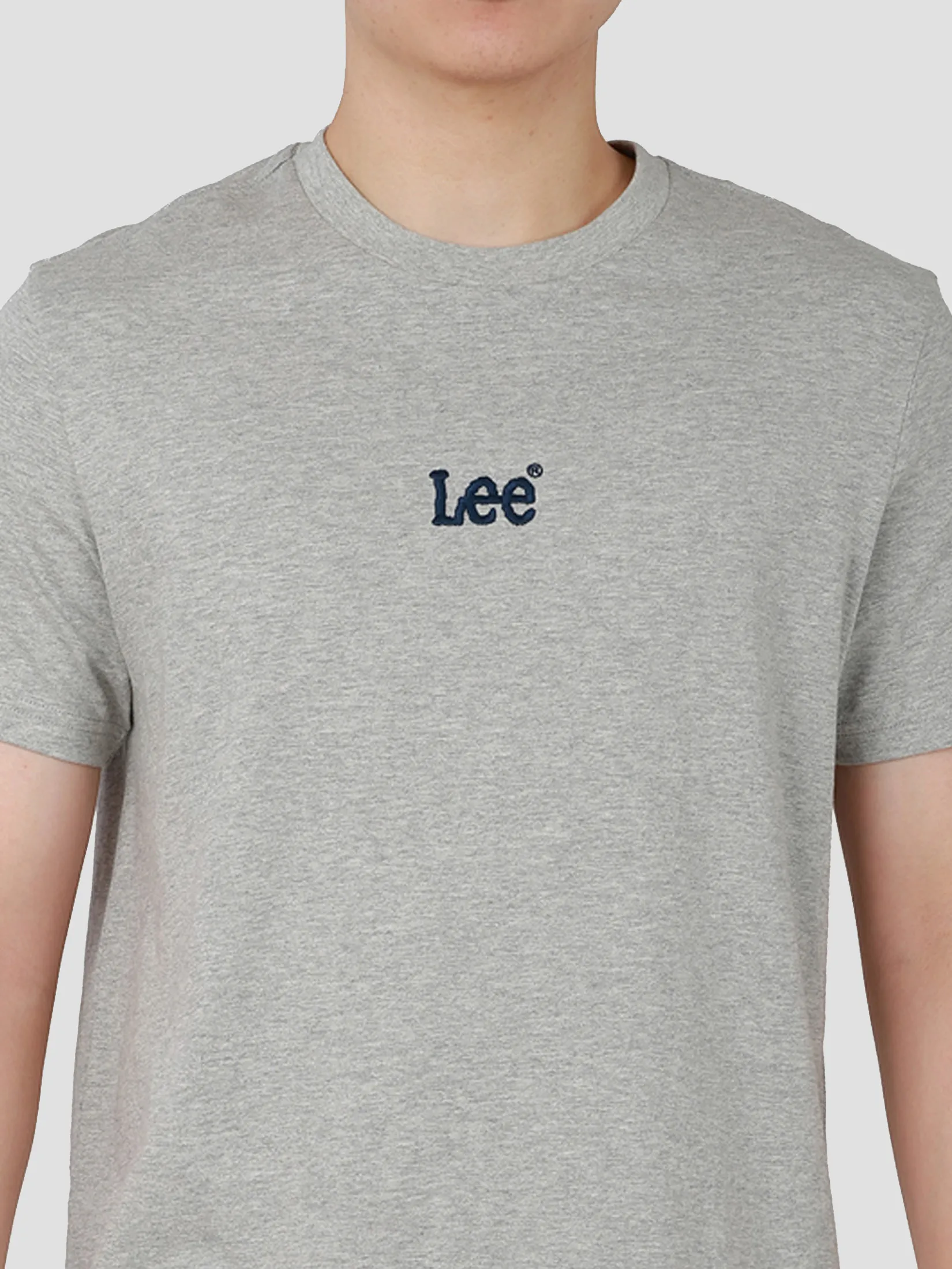 LEE Men s Tee Short Sleeve Regular Fit Grey