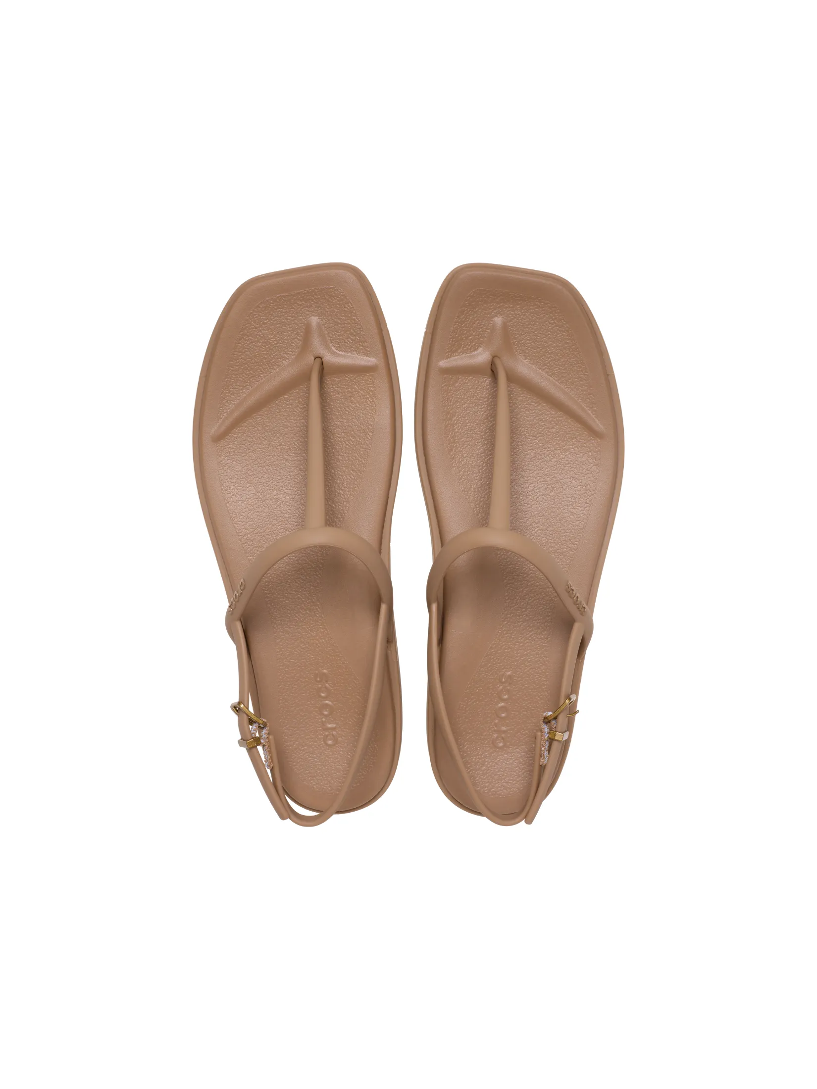 CROCS WOMEN'S  MIAMI THONG FLIP - MILK CHOCOLATE