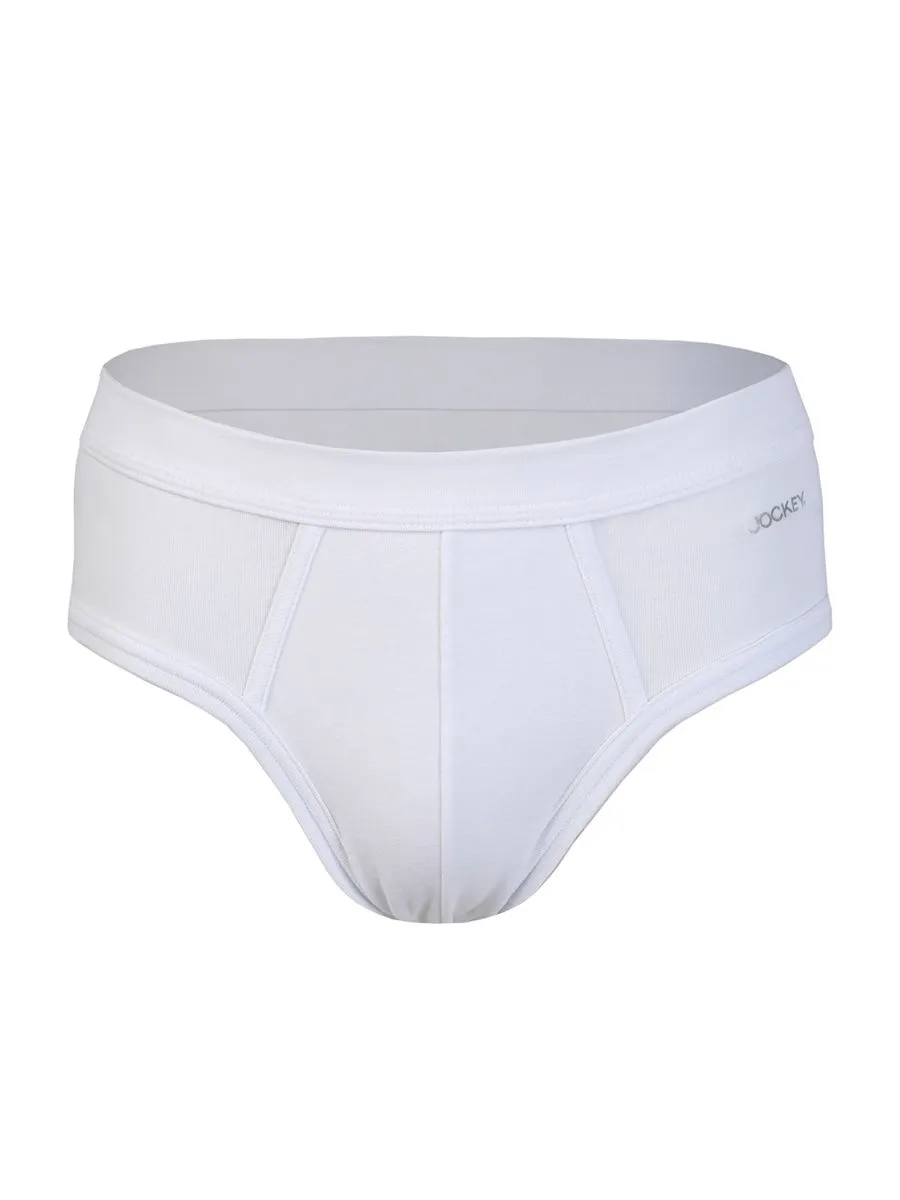JOCKEY UNDERWEAR Men's VALUE PACK BRIEFS WHITE (Pack3)
