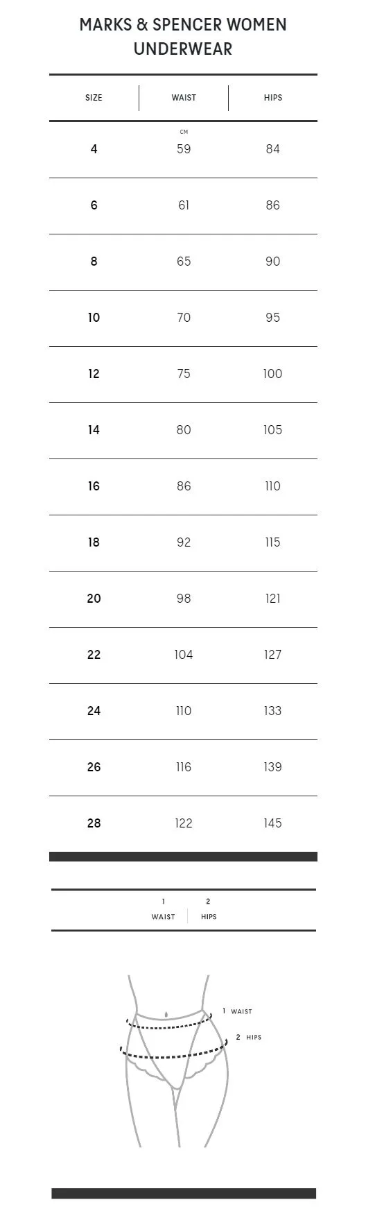 MARKS & SPENCER Full Briefs Women 4 Pack Modal & Lace