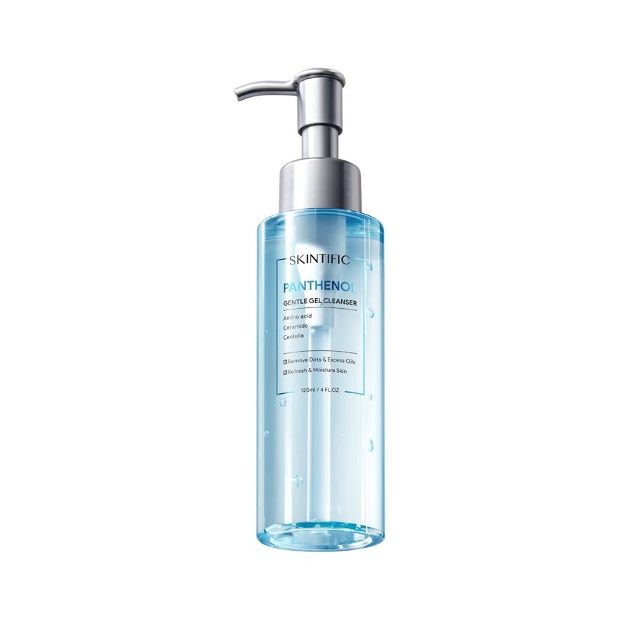 Skintific Panthenol Gentle Gel Cleanser 120 ml.