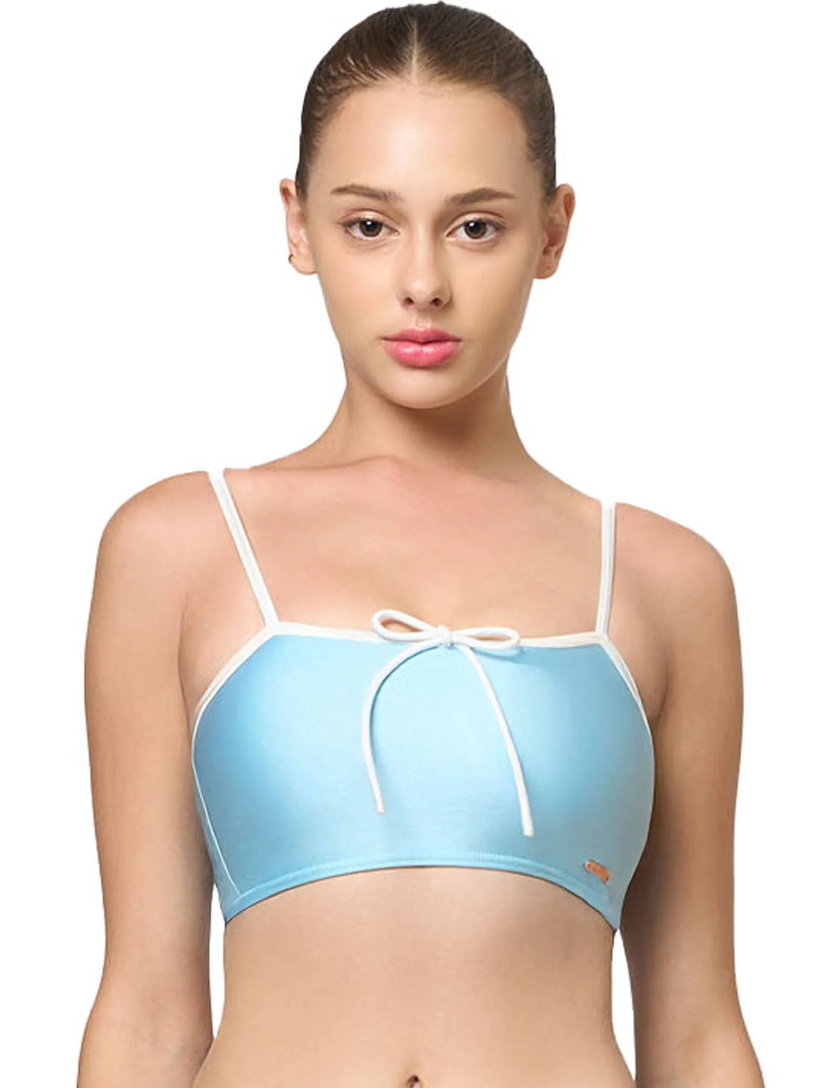 VANESSE Light Blue TIED WITH LOVE TOP CHIC S SUMMER (029097)