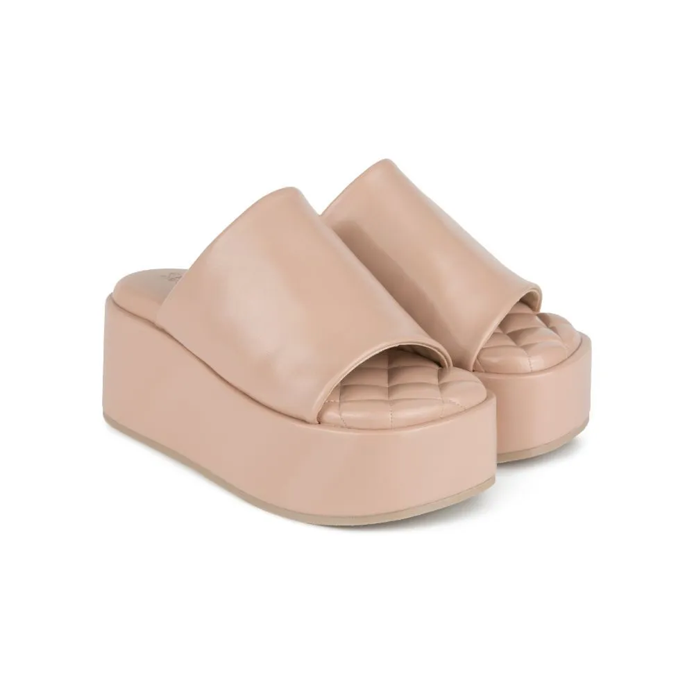 SHU PALETTE SOFT 3" SMOOTH SQUARE WEDGES - NUDE PINK