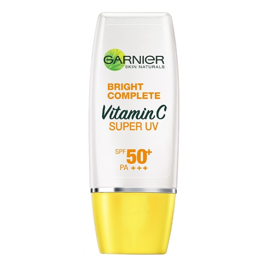 Garnier Bright Complete Vitamin C Super UV Sunscreen SPF50+ PA++++ Natural 30 Ml.