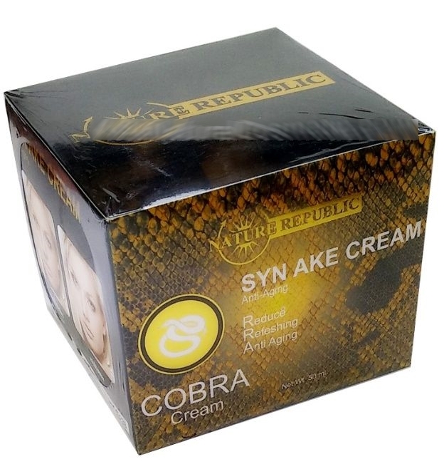Крем для лица с пептидами змеиного яда Syn Ake Nature Republic 50 мл