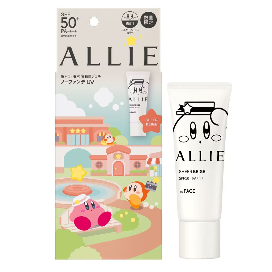 Allie Chrono Beauty Sheer Beige SPF50+ PA++++ Kirby 40 G.