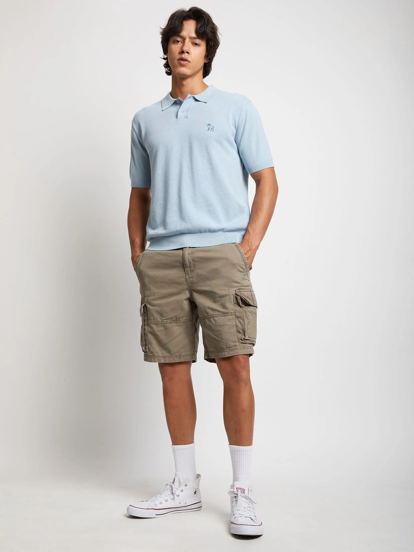 DEFRY 01 Men Polo Shirt Collar Neck Short Sleeves