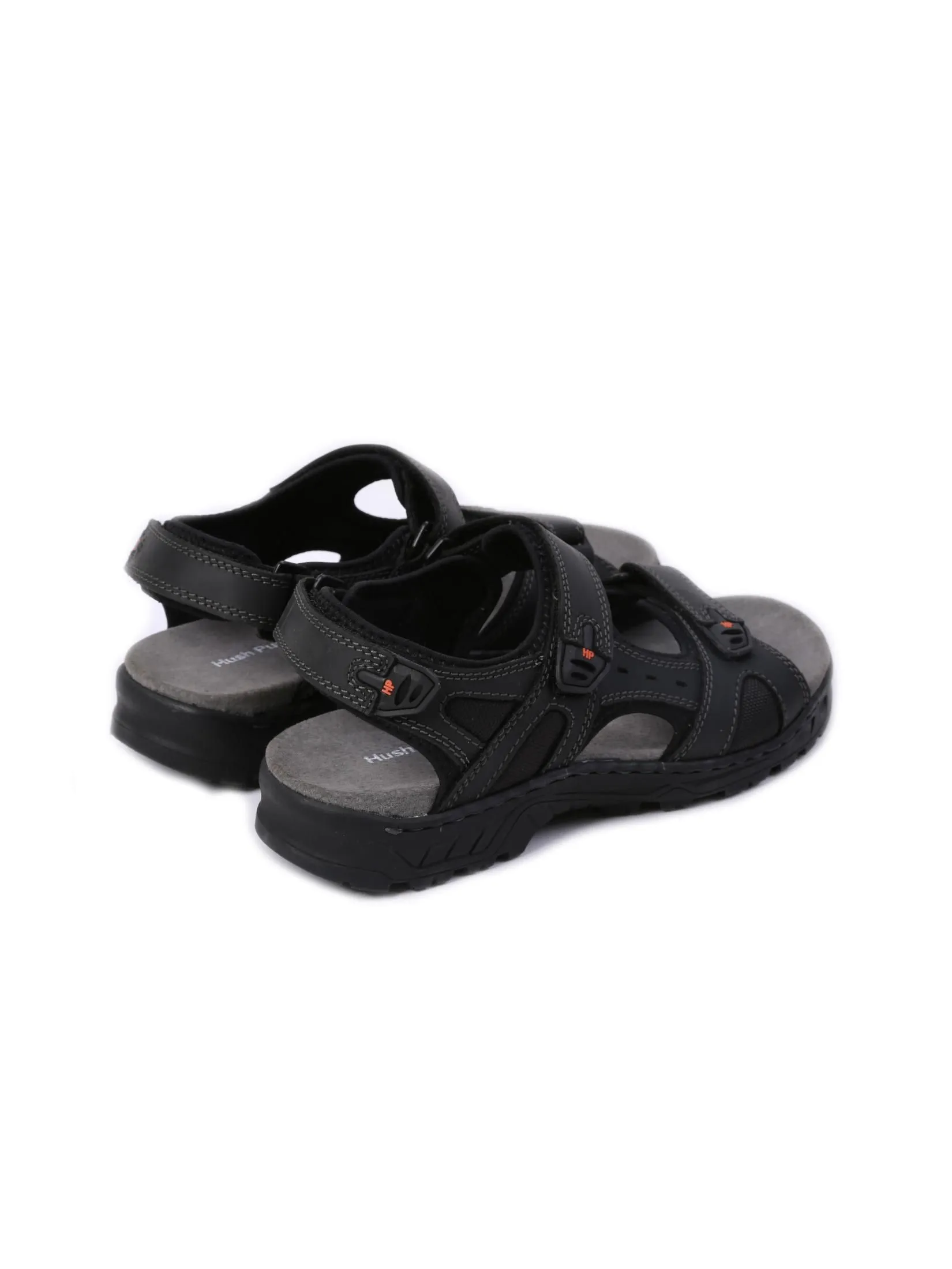 HUSH PUPPIES Men's Shoes Sandals Slingback  - BLACK