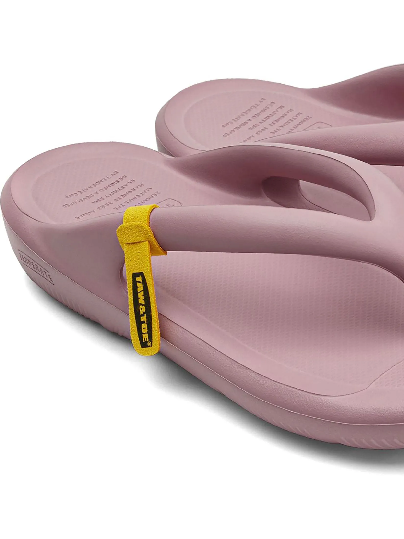 TAW&TOE Unisex Sandals Zerovity Flip Flop OG Misty Pink