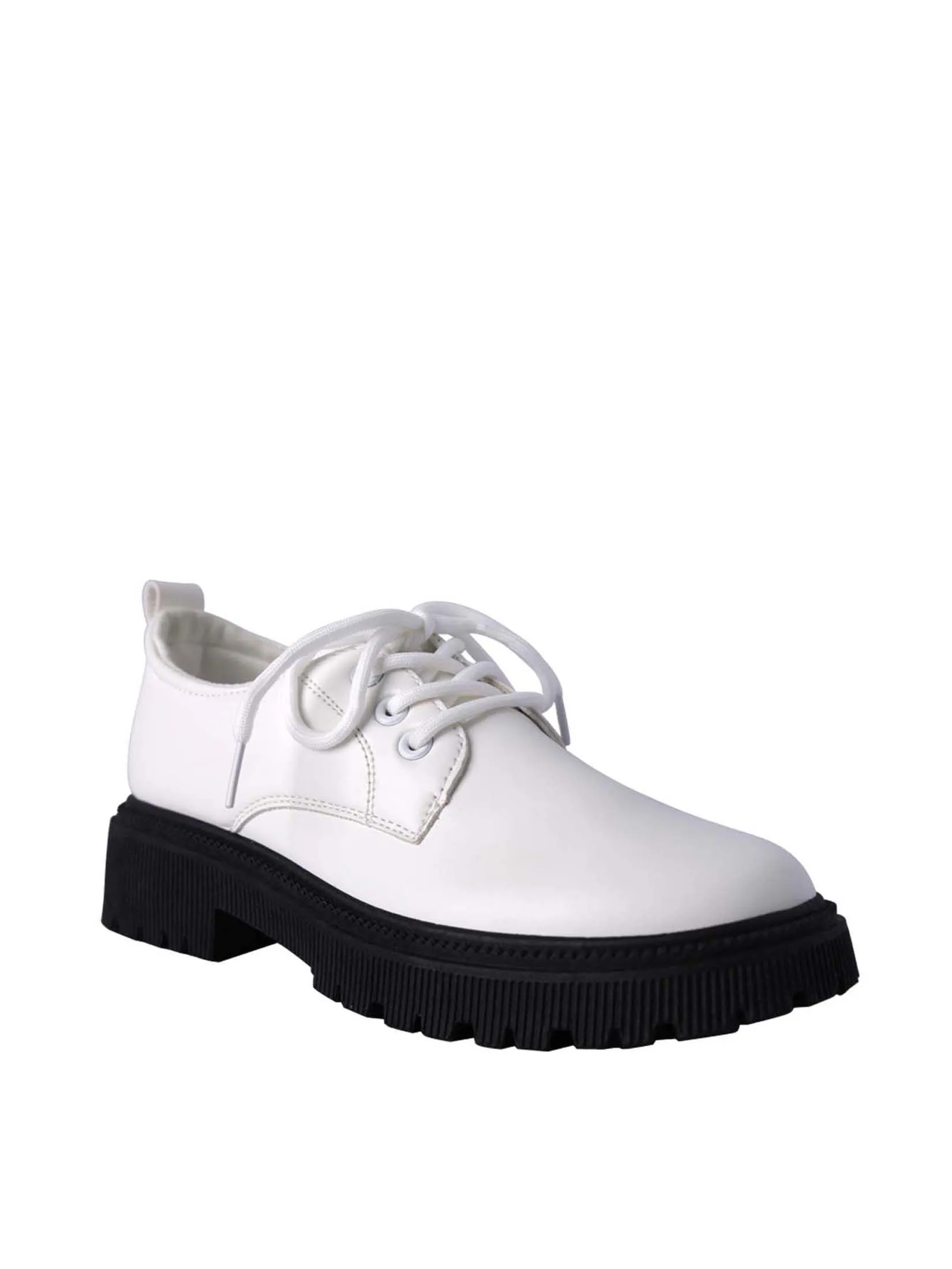 VILLAINS SF MONOKA Chunky Loafers WHITE