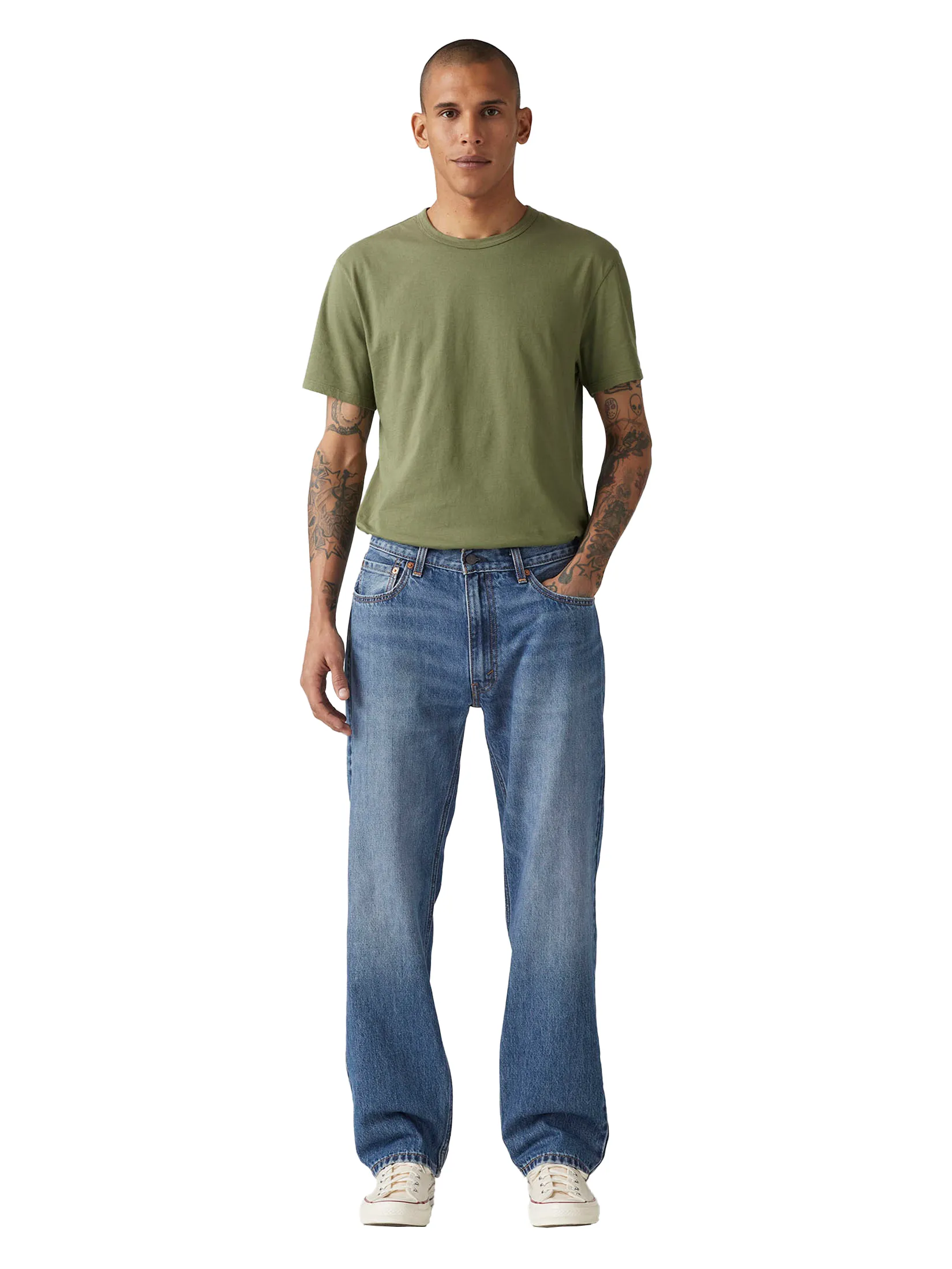 LEVI'S Men's 555™ Relaxed Straight Jeans Dark Blue Size - 28 In