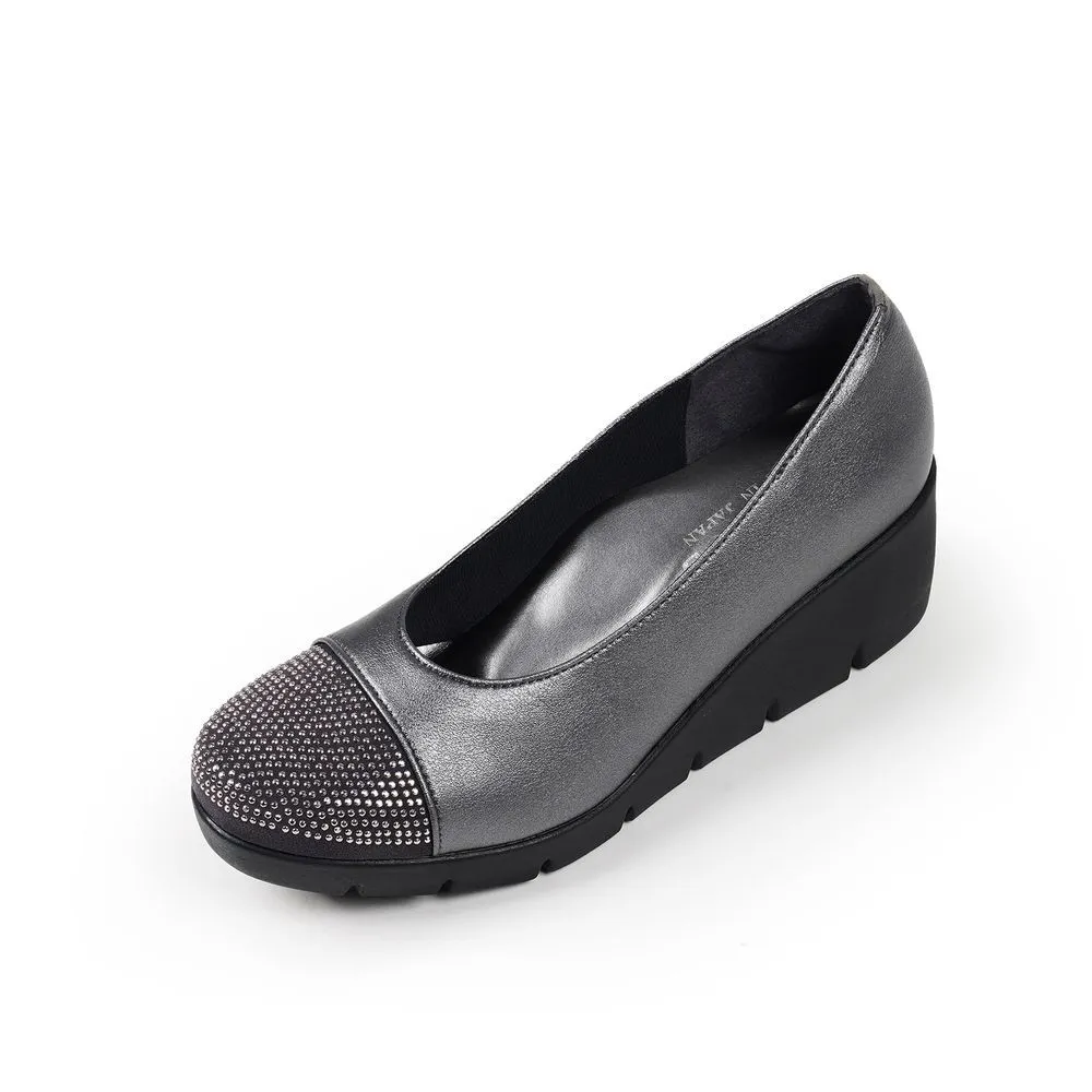 JOLI SNOB Steel "Petite Diamond" Comfort High Heels FC-39606