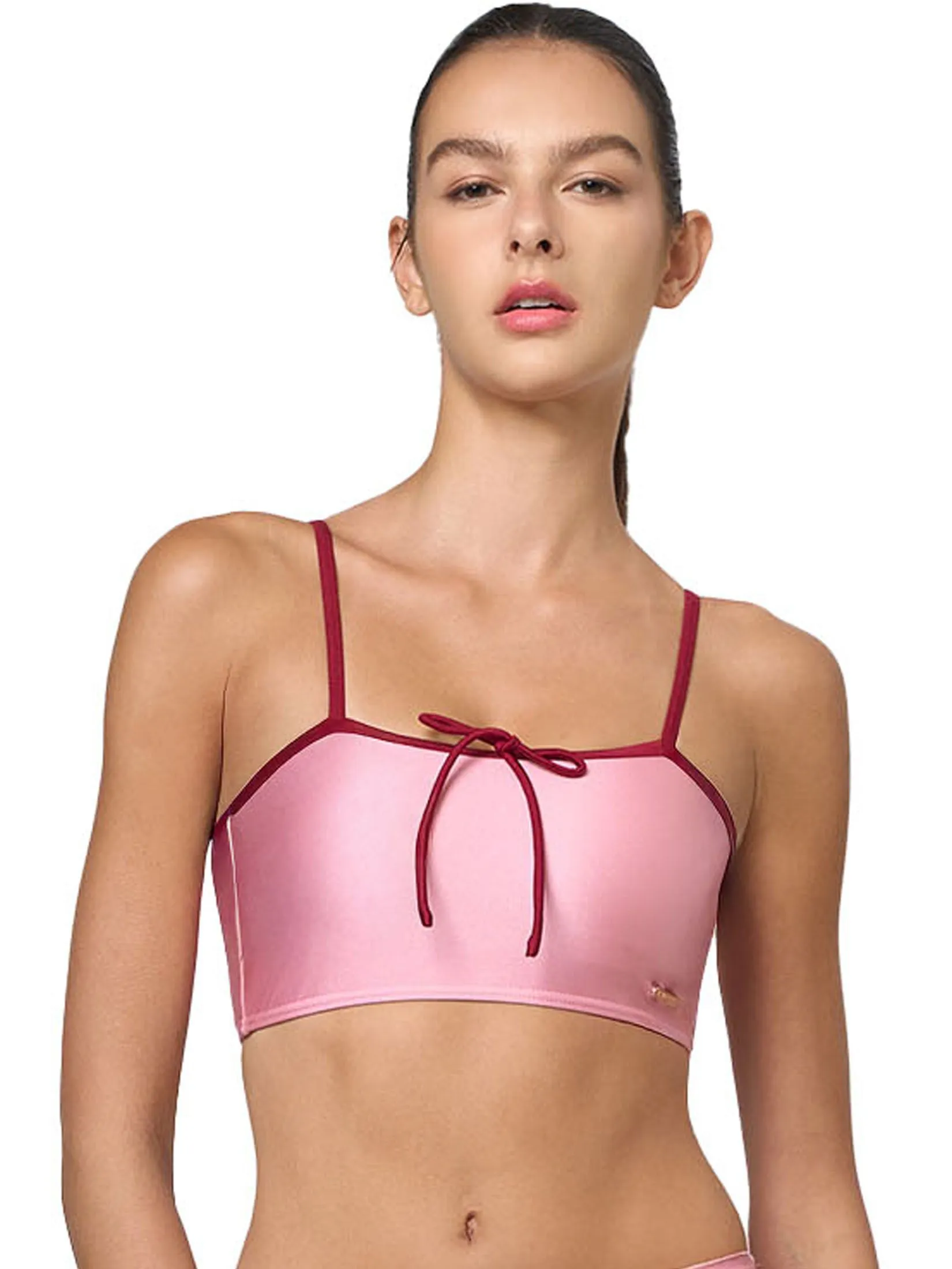 VANESSE Pink TIED WITH LOVE TOP CHIC S SUMMER (029097)