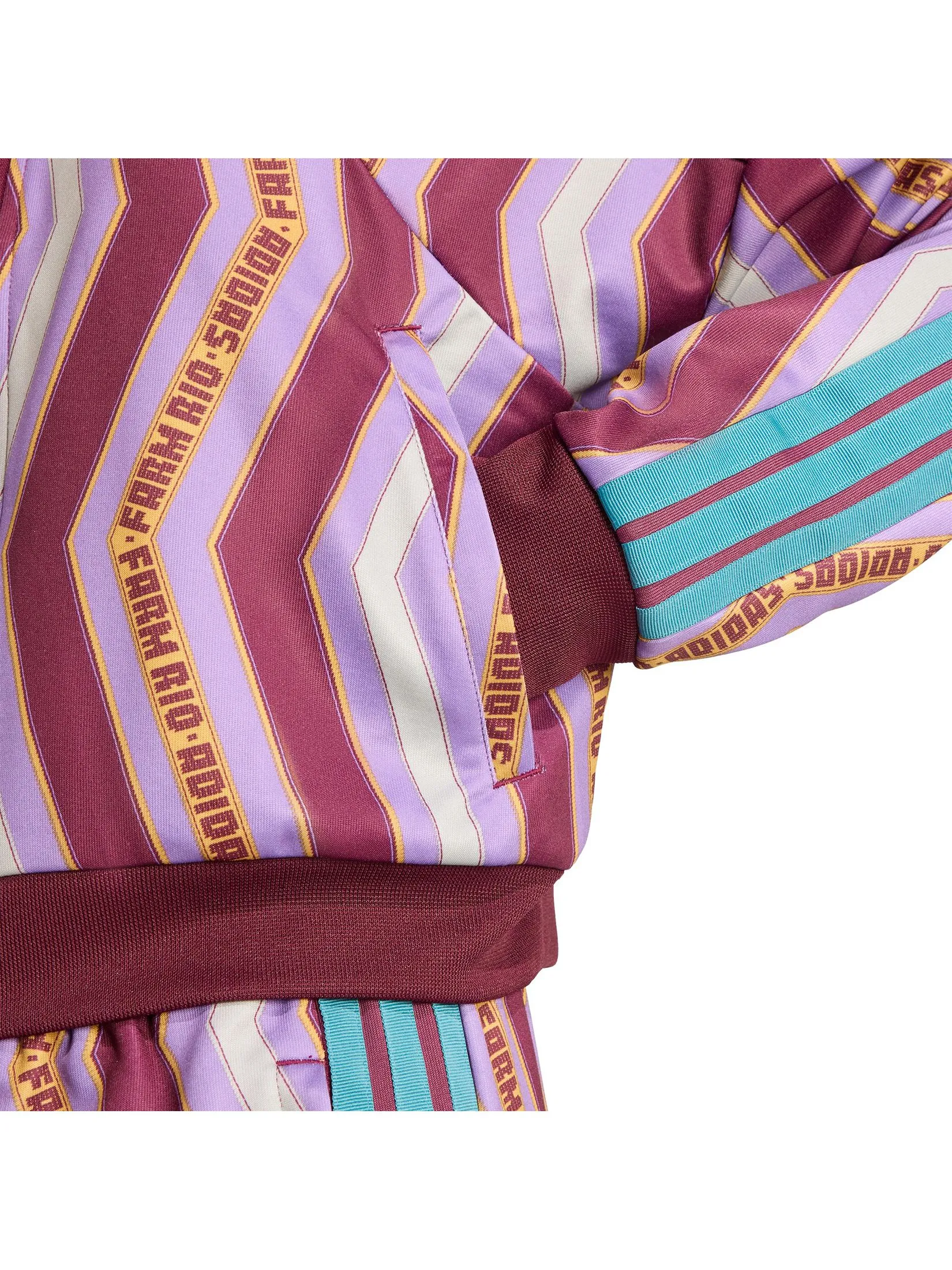 ADIDAS Women Track Top Adidas X Farm Tiro JL8617 Red / Amazon Red / Ash Silver / Violet Fusion