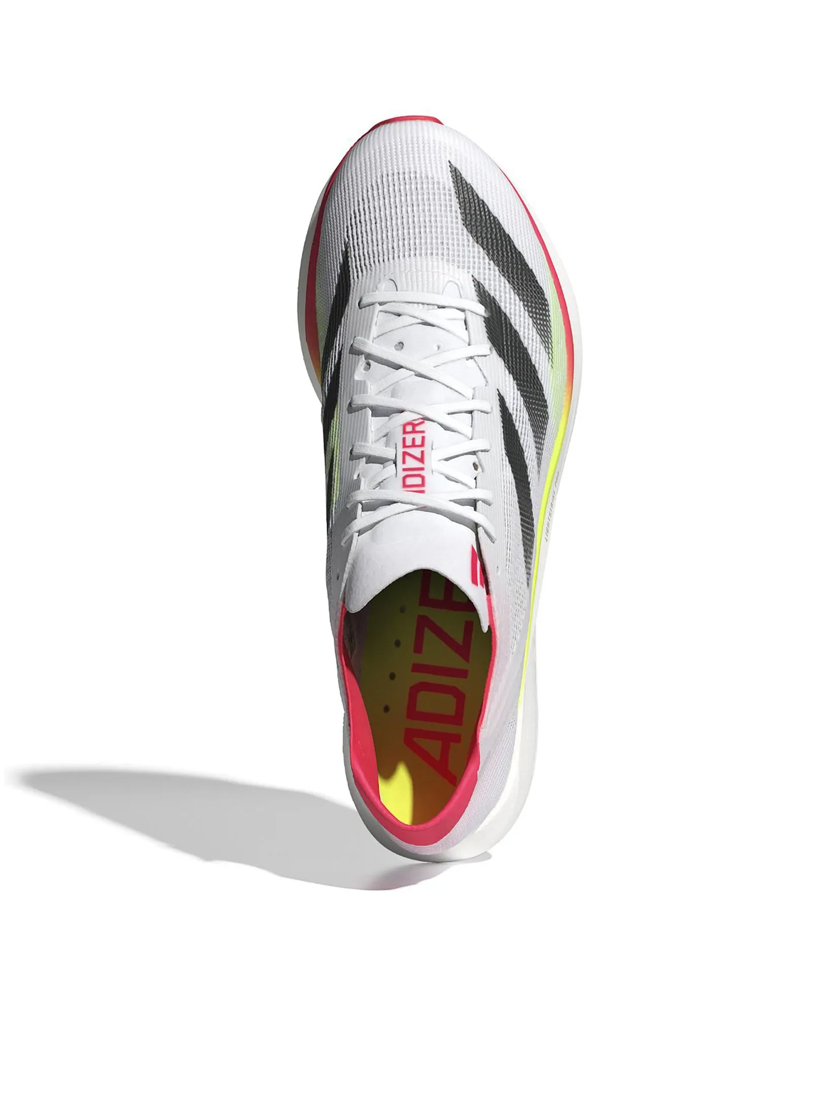 ADIDAS Men Running Shoes Adizero Takumi Sen 10 Cloud White / Core Black / Lucid Red