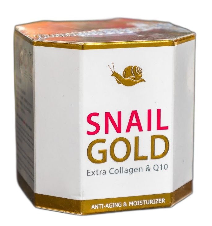 Улиточный крем с золотом и гиалуроновой кислотой Thai Herb 50 гр