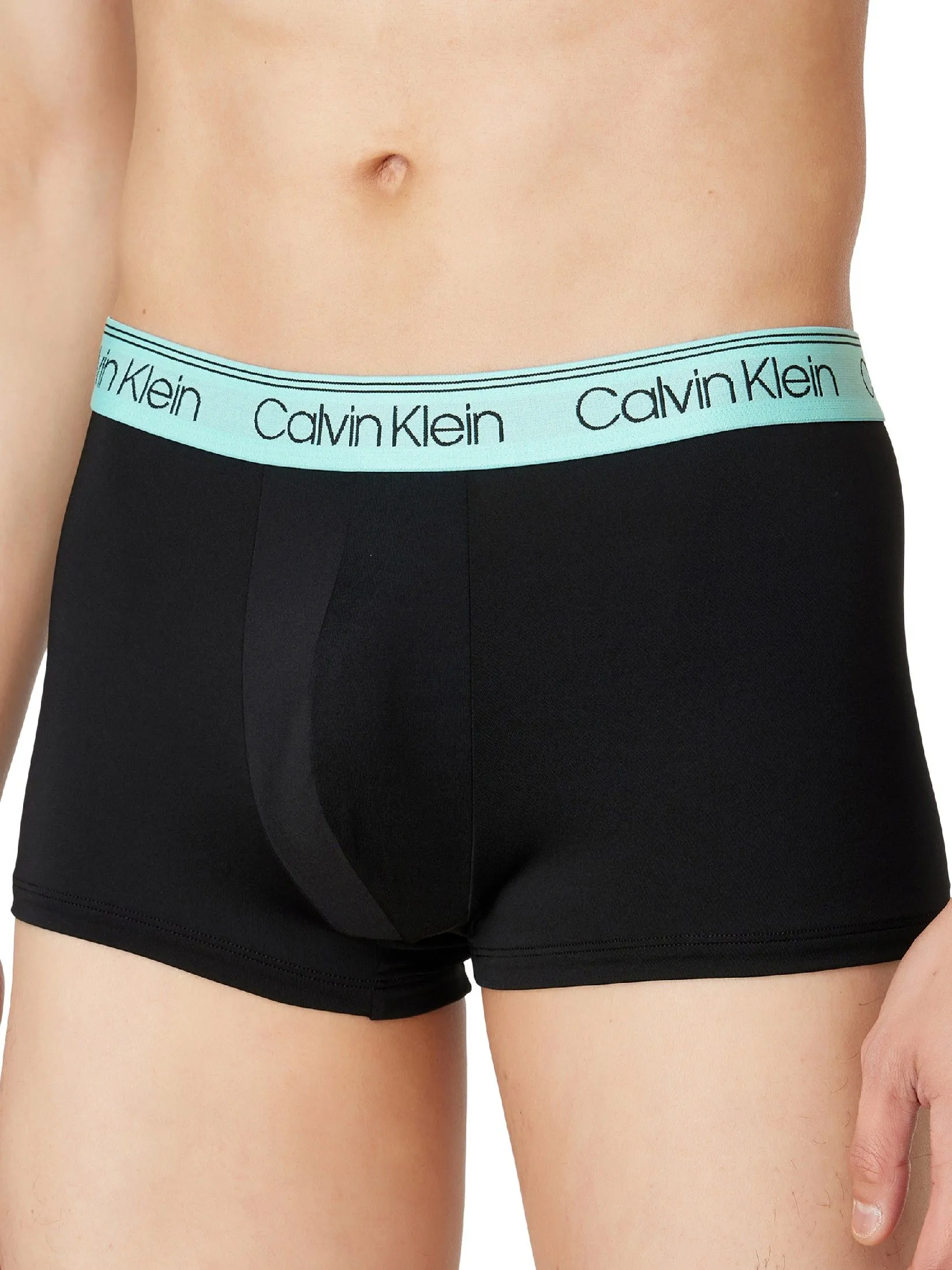 CALVIN KLEIN Men's Micro Stretch Low Rise Drawstring 3PK Black