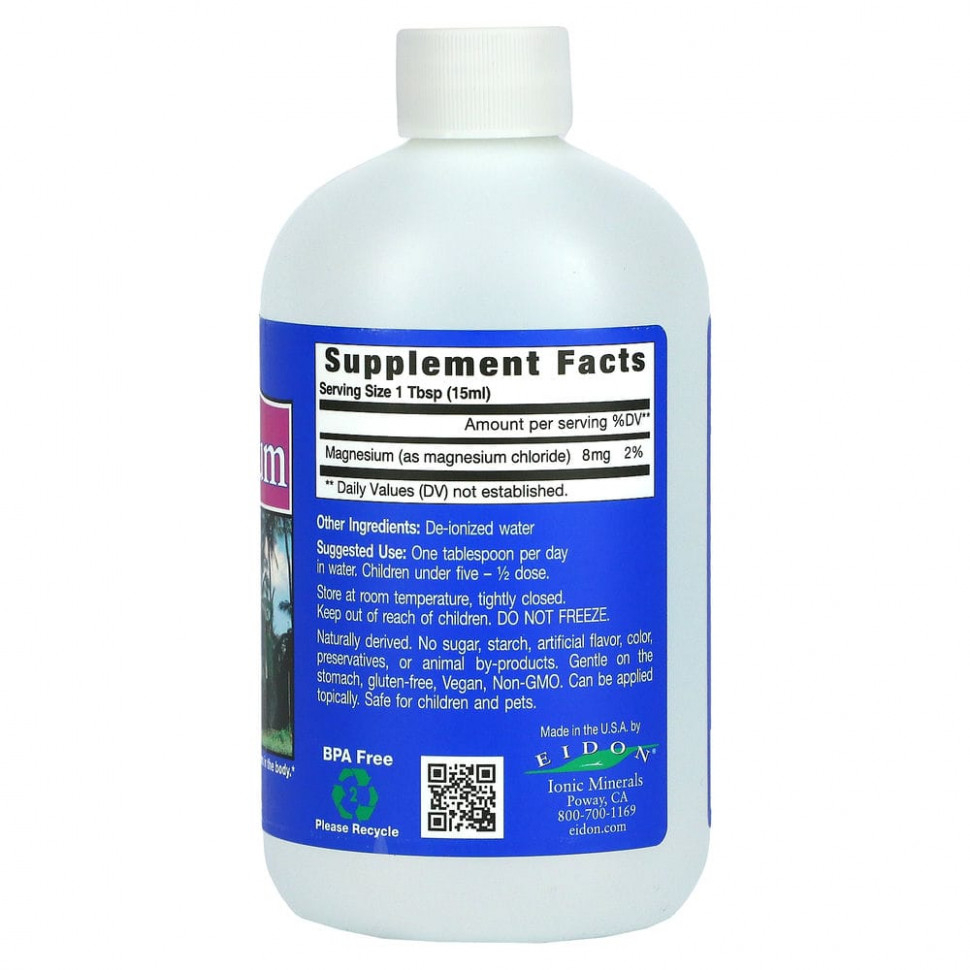 Eidon Mineral Supplements, магний, 533 мл (18 унций)
