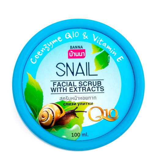 Скраб для лица с улиткой Banna 100 мл