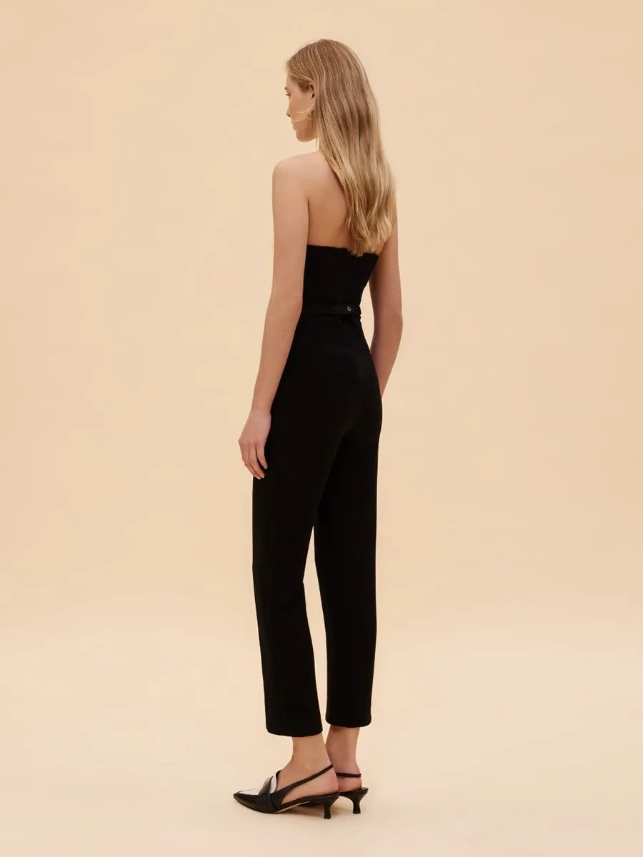 ASV ( SS24 )Carmen Bustier Women Jumpsuit Black