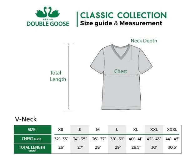 DOUBLE GOOSE Double goose classic white V-neck T-shirts pack 3 pcs.