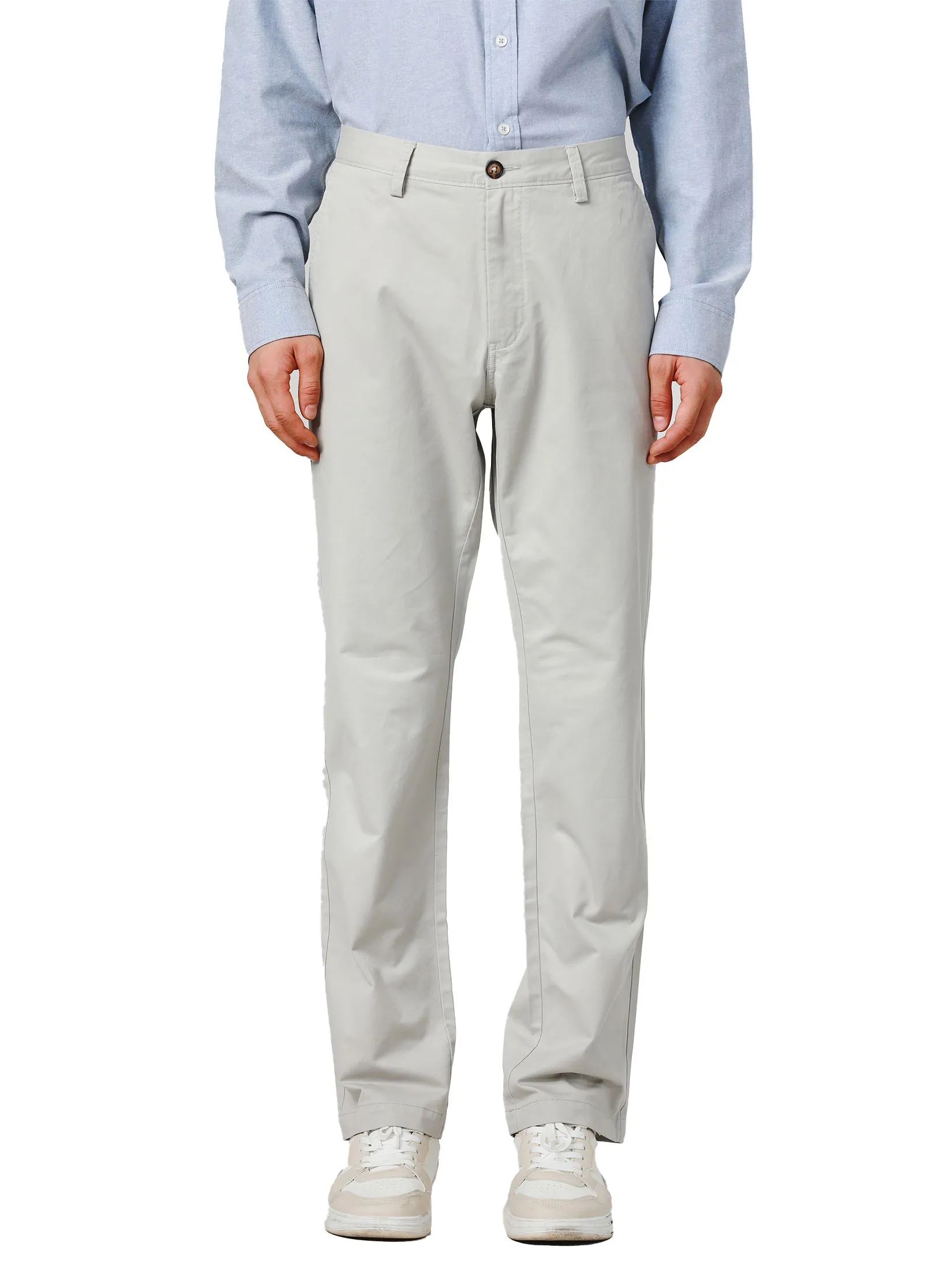 JOHN HENRY Men's Pants (Regular Fit) ESSENTIALS Light Grey Size - 29