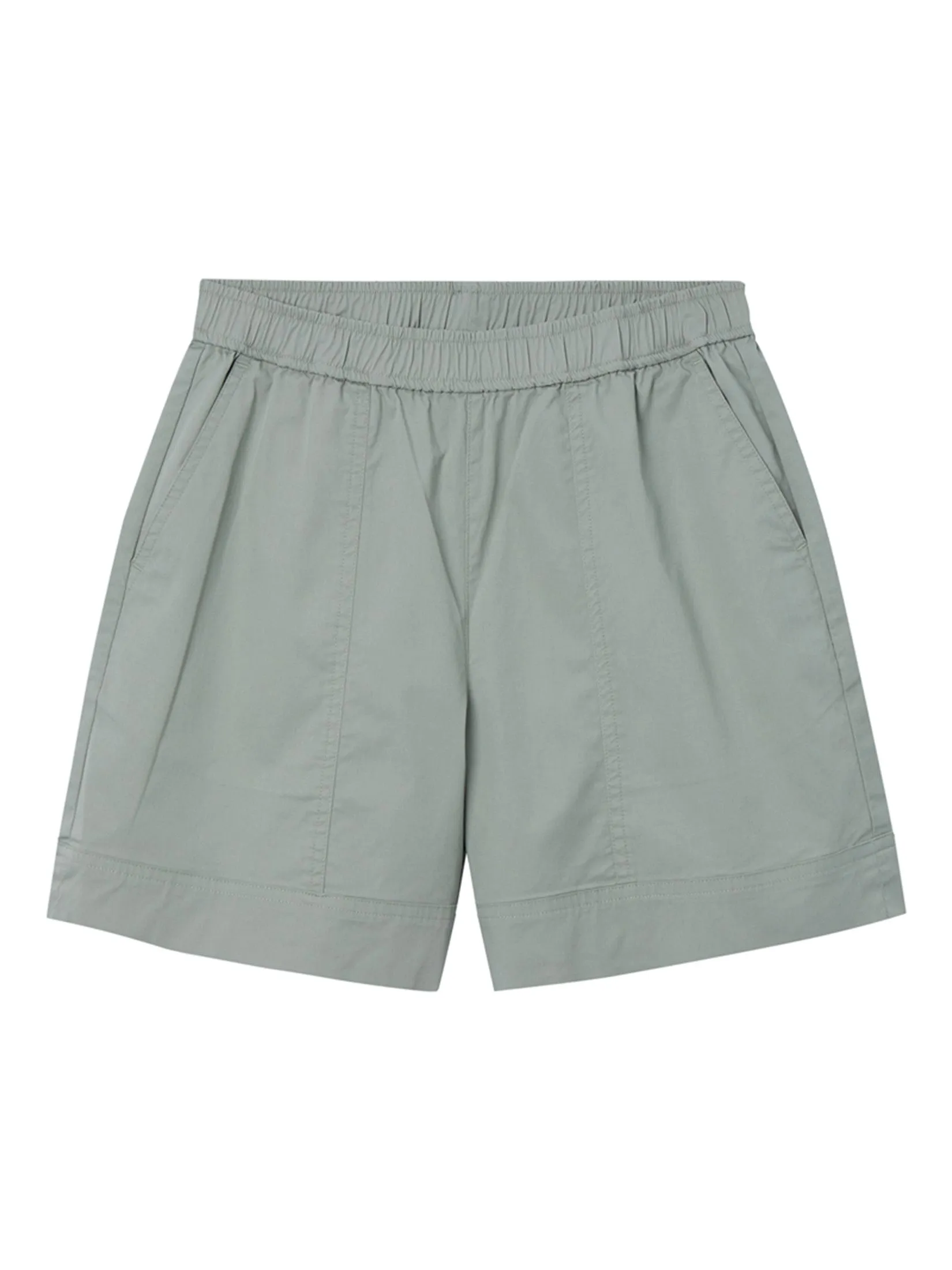 GIORDANO Women's Relaxed Easy Care Cool Shorts Budding Green Size - M