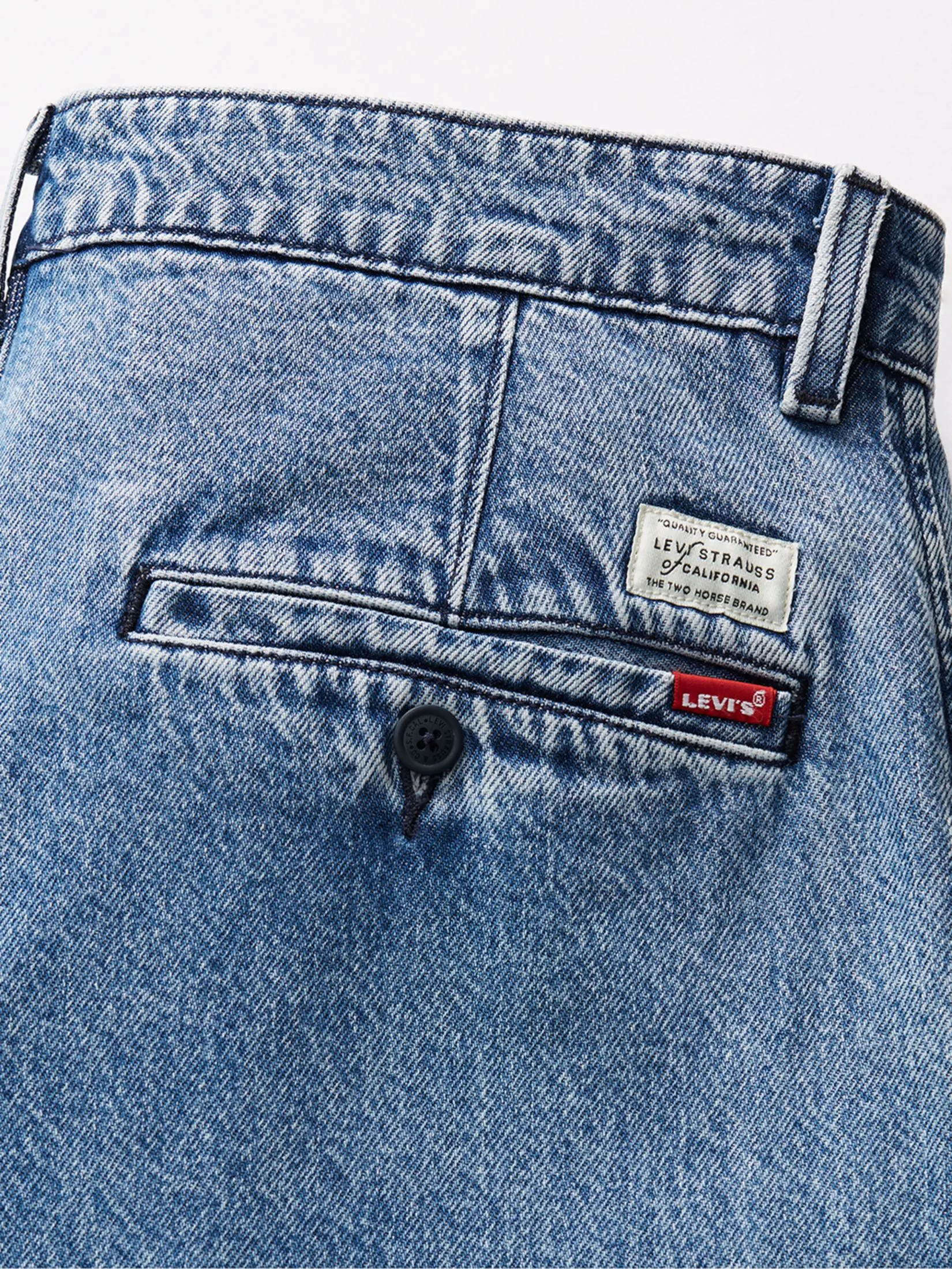 LEVI'S Men's XX Chino Loose Straight Pleated Pants Dark Blue