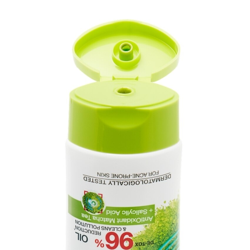 Garnier Pure Active Matcha De-Tox Pullution  Oil Deep Clean Foam 100 Ml.