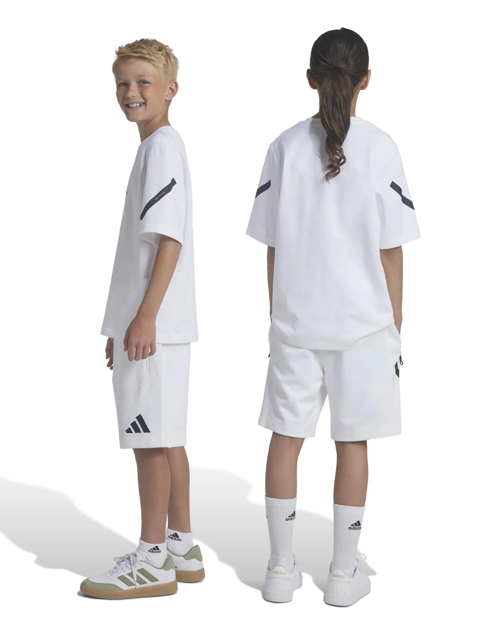 ADIDAS KIDS Unisex Kids Shorts Adidas Z.N.E. White