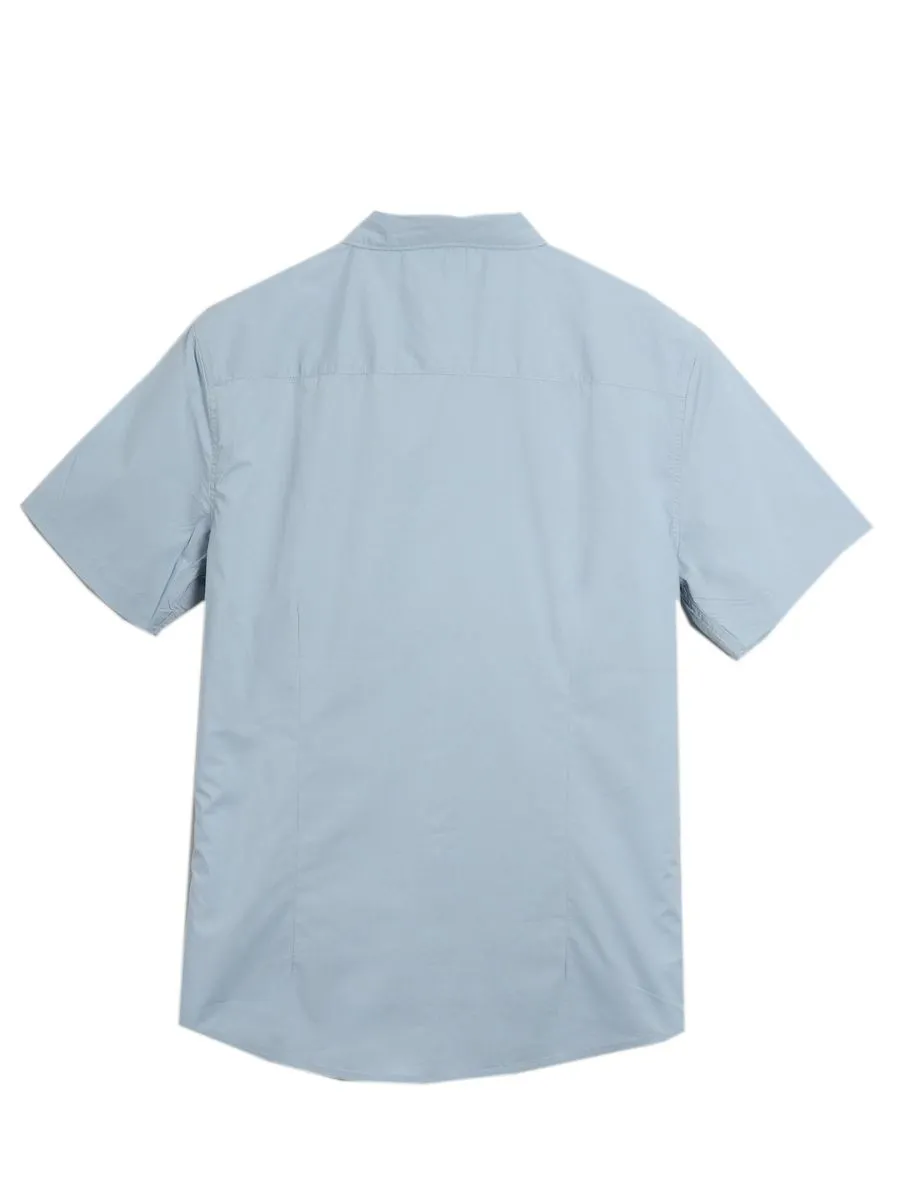 OASIS Men's Short sleeve Shirt Light blue