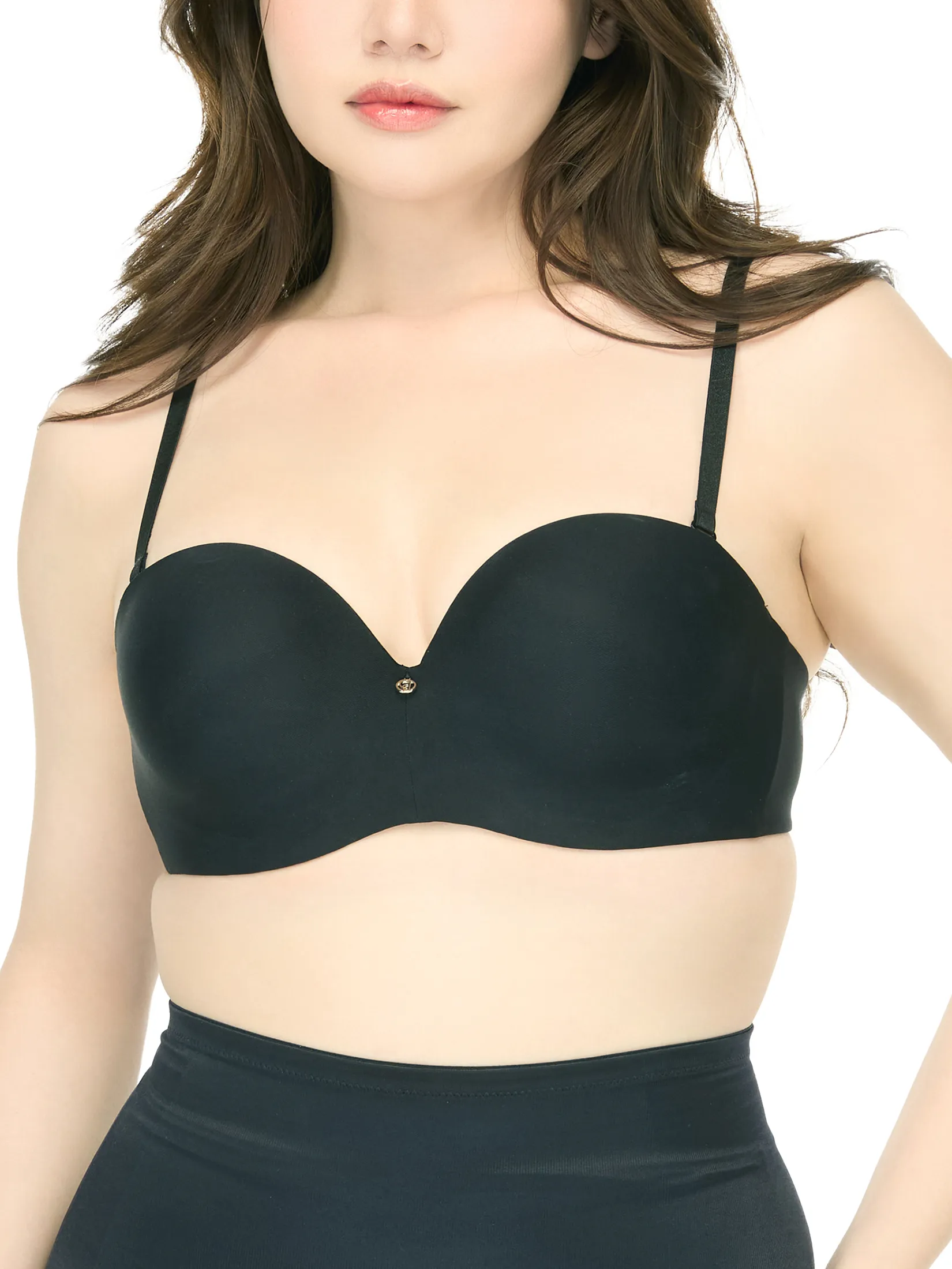 WACOAL Women Curve Diva Underwired Strapless bra Black